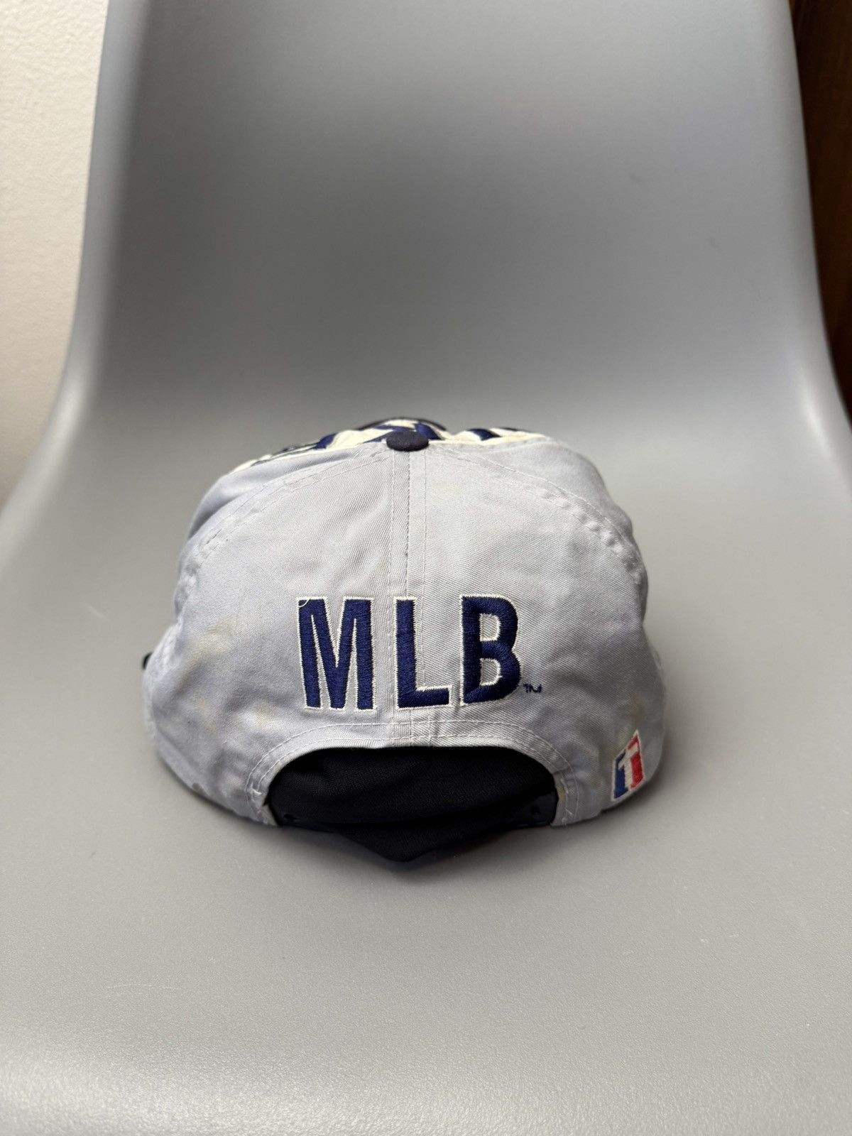 MLB Crazy Vintage Y2K New York Yankees Cap Drill Graffiti Style Size ONE SIZE - 5 Thumbnail