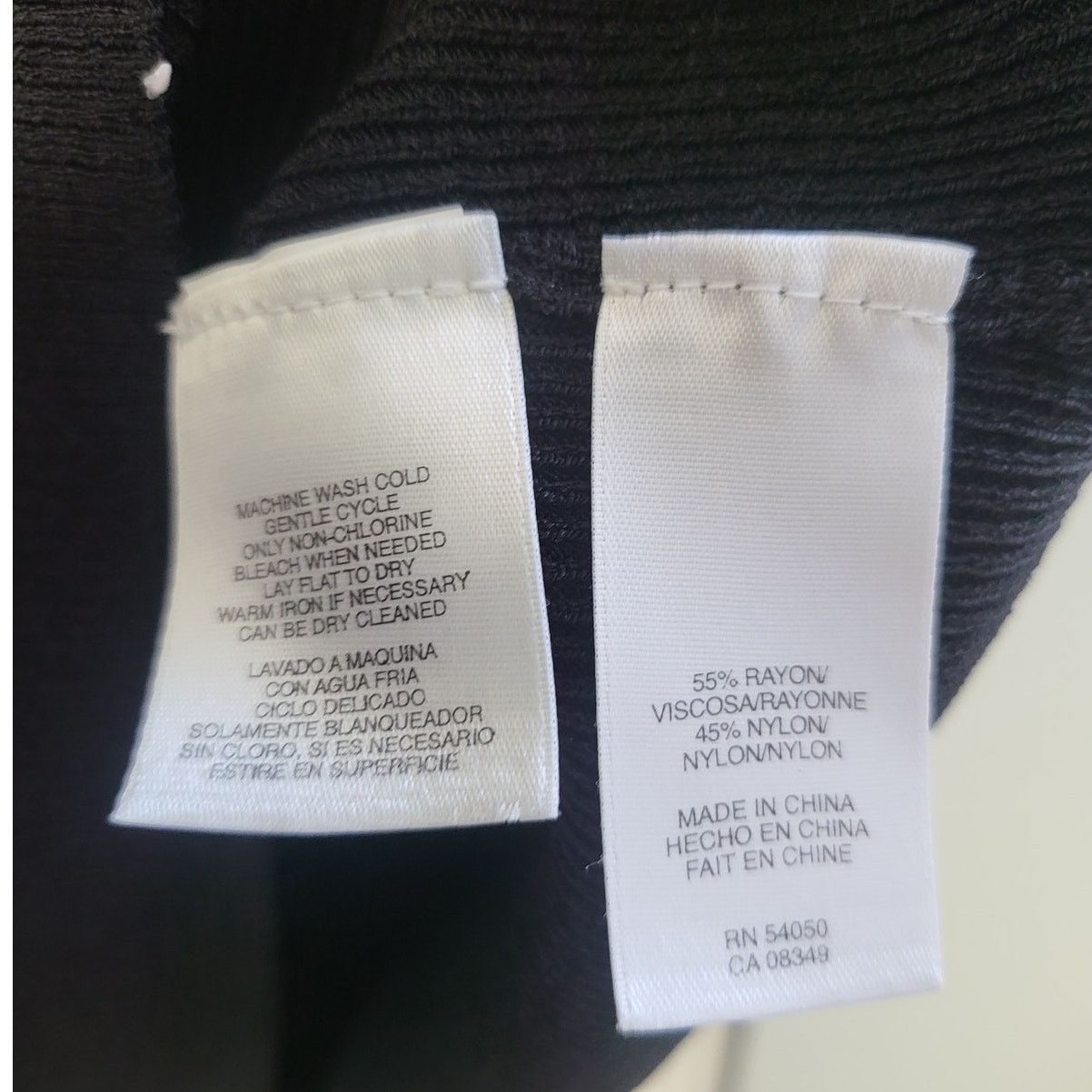 Other Jones NY Collection Platinum Black Knit Sleeveless Blouse -L Size L / US 10 / IT 46 - 4 Thumbnail