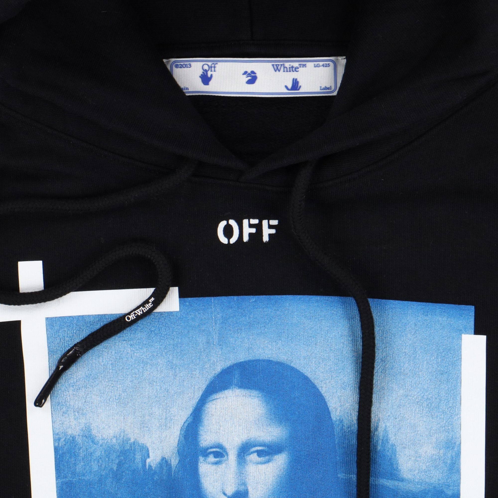 Off-White Black Mona Lisa Arrows Oversized Hoodie Size US XXL / EU 58 / 5 - 6 Thumbnail