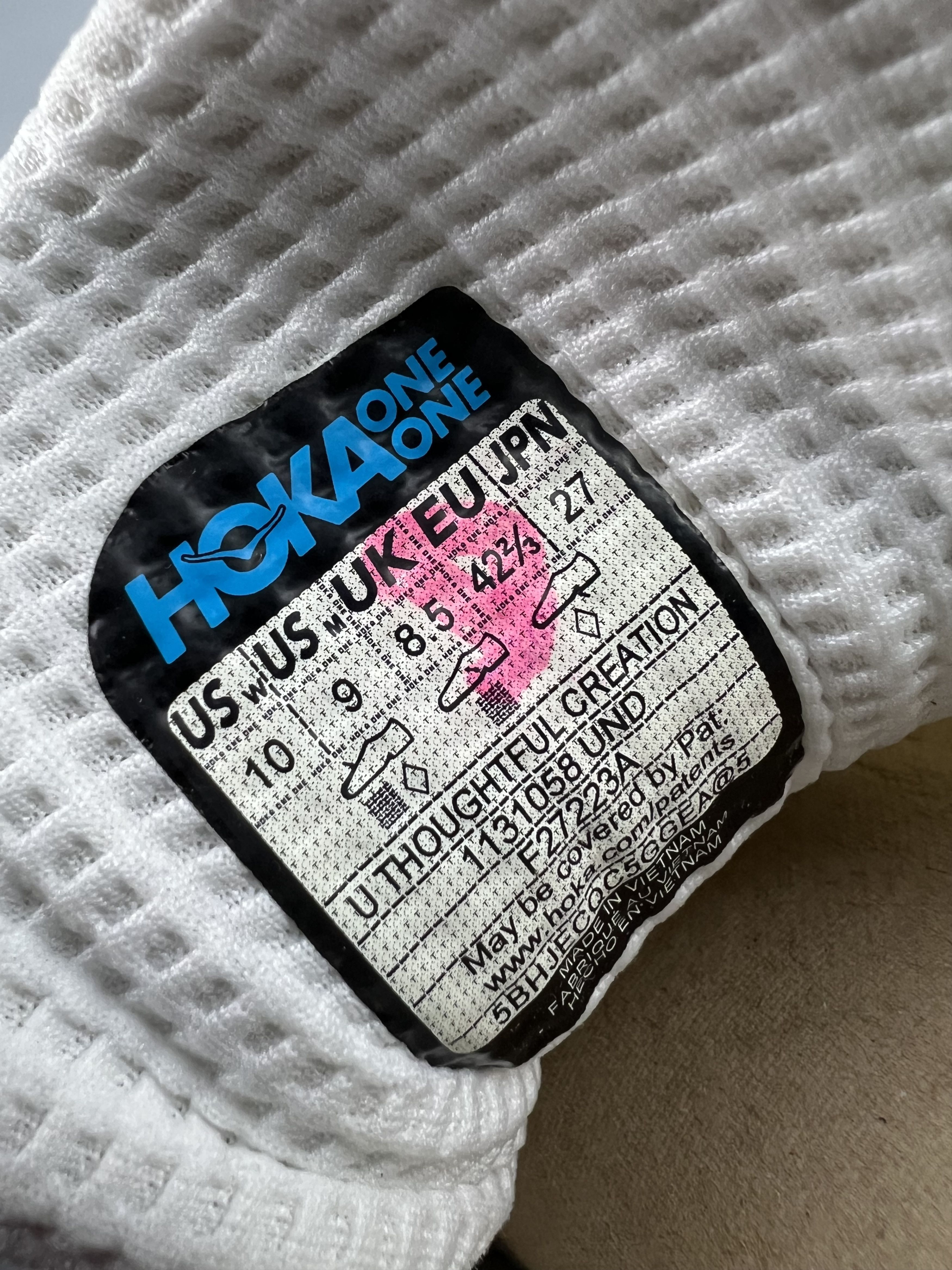 Hoka Hoka One One U Thoughtful Creation White Sneakers Size US 10 / IT 40 - 8 Thumbnail