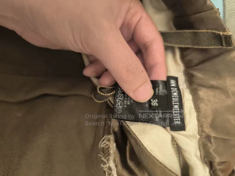 Ann Demeulemeester Ann Demeulemeester Patchwork High-Low Flared Pants Size 24" / US 00 / IT 34 - 5 Thumbnail
