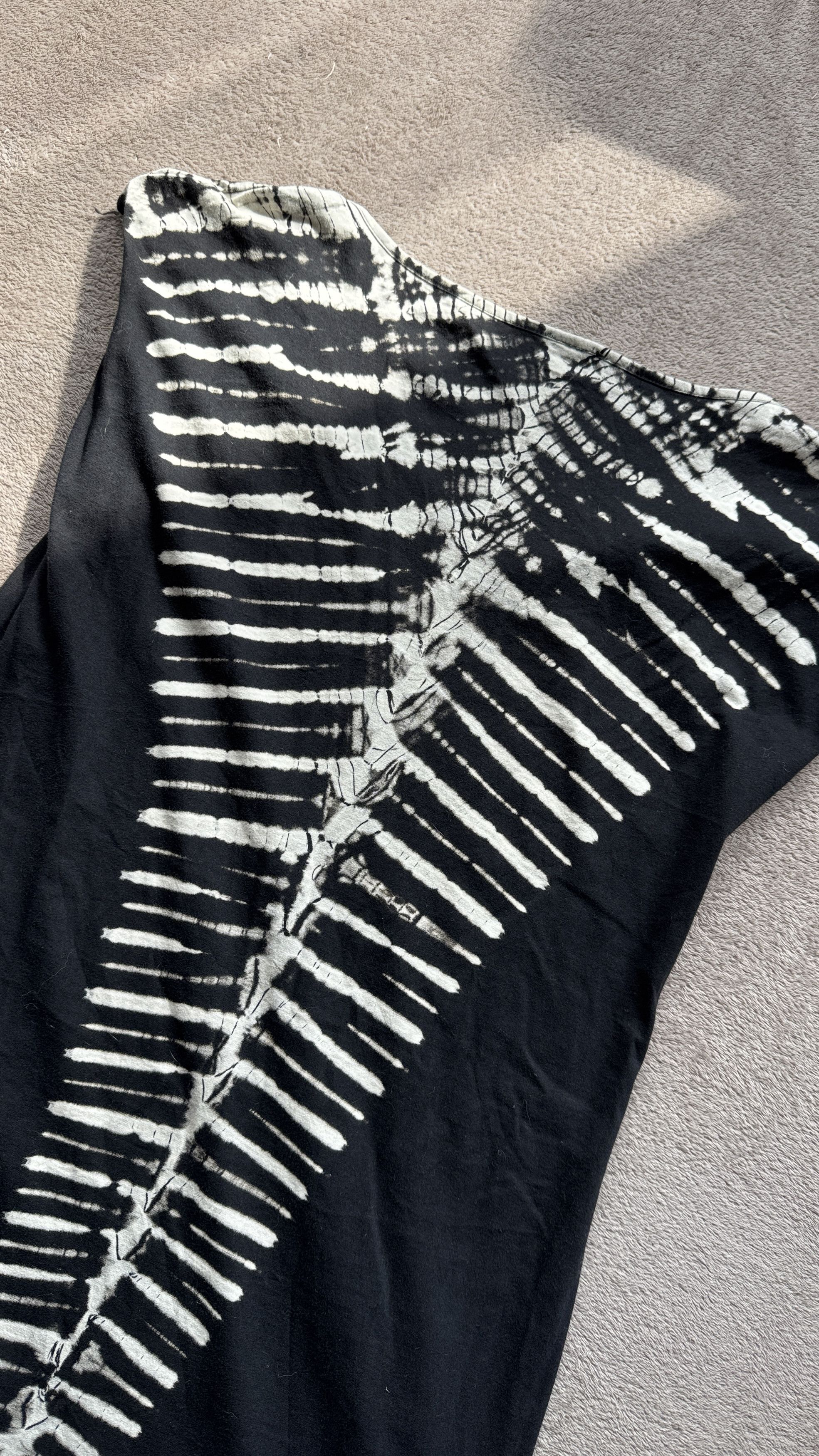 Hysteric Glamour Y2K Skeleton Printed Mini Dress McQueen Gaultier Punk Vibe Size L / US 10 / IT 46 - 5 Thumbnail