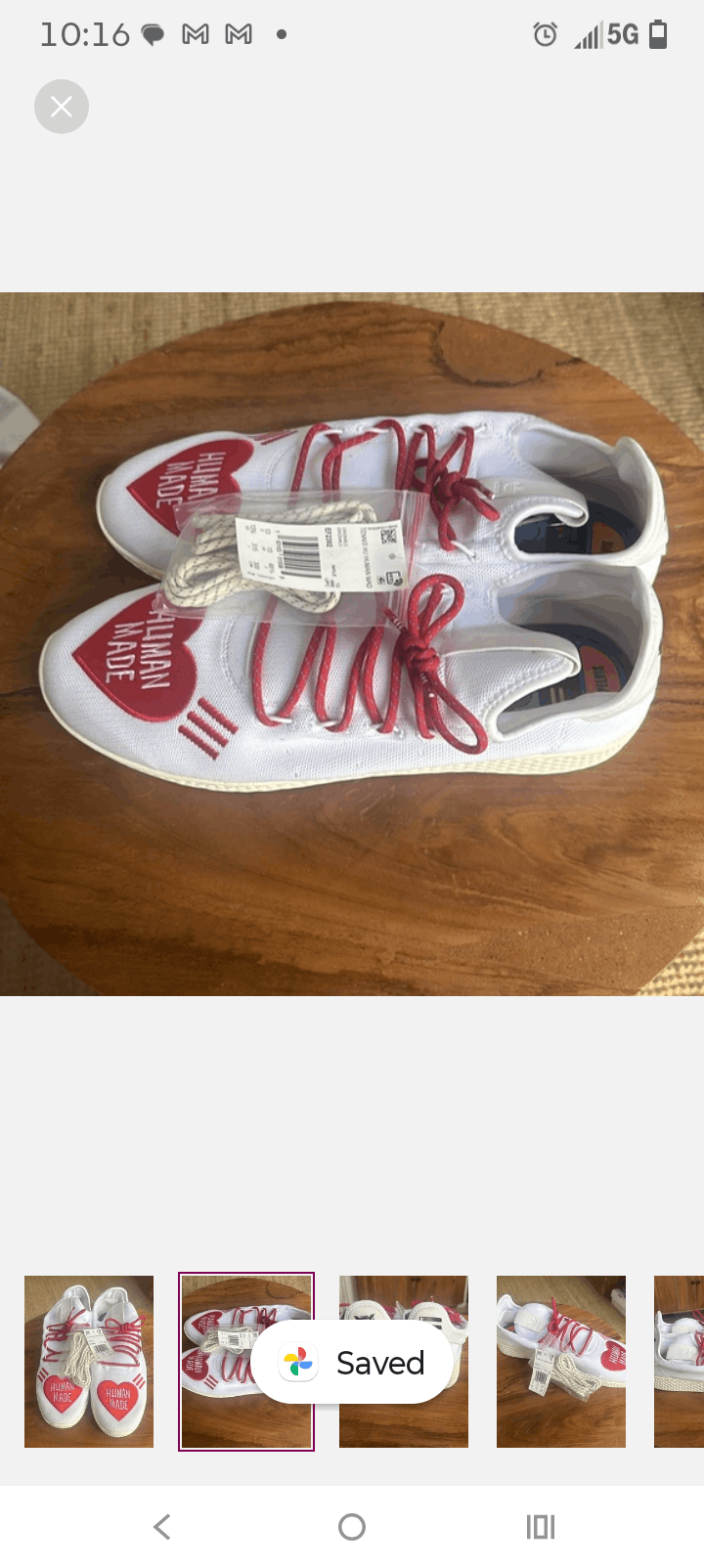 Adidas × Human Made Adidas Stan Smith x Pharrell Williams x human-made Love 13.5 Size US 13 / EU 46 - 4 Thumbnail