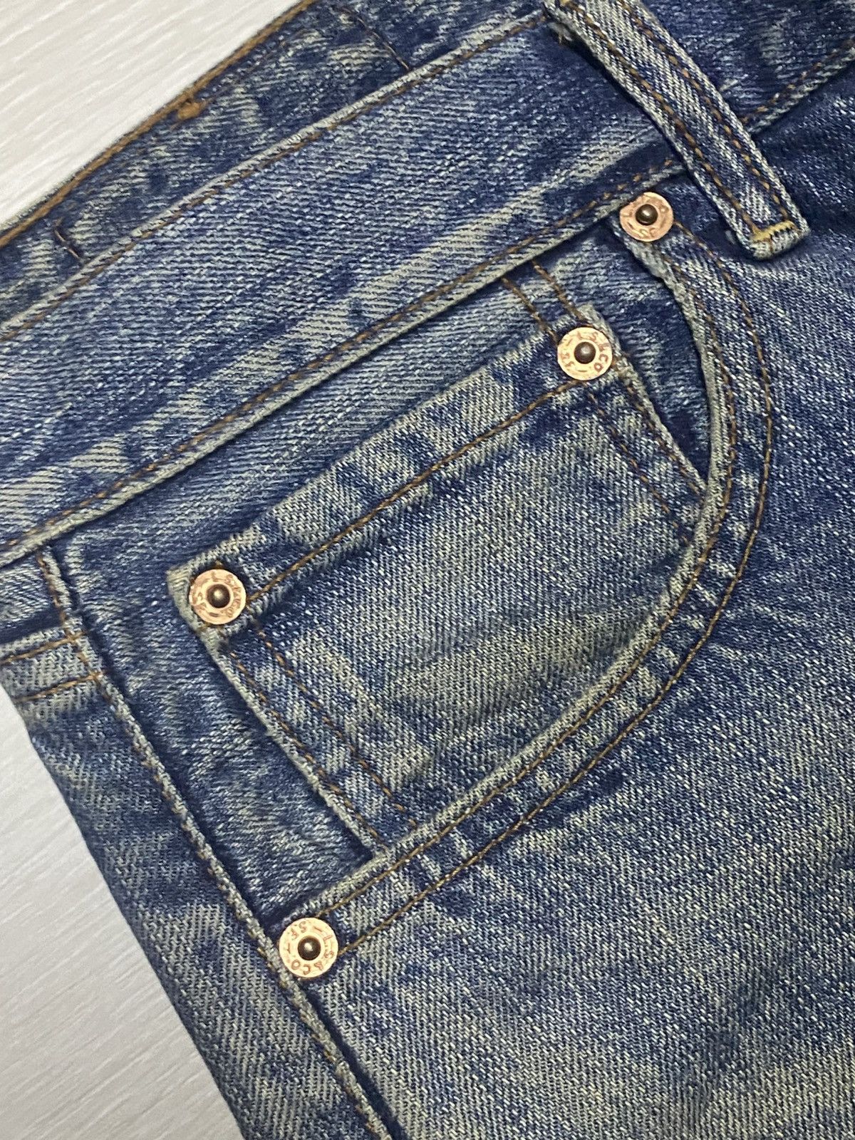 Levi's Vintage Clothing Vintage Levis 503 Mud Wash Distressed Baggy Jeans Size US 31 - 7 Thumbnail