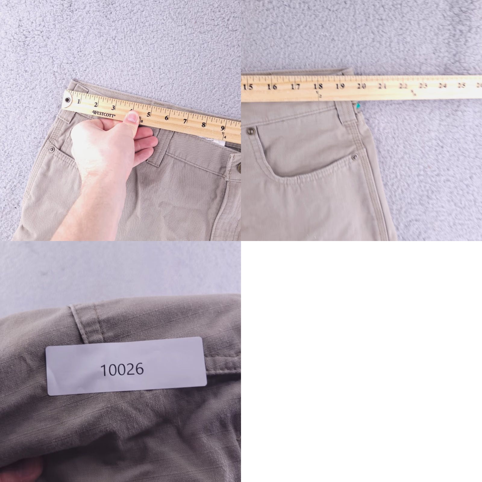 Carhartt Carhartt Shorts Mens 40 Brown Ripstop Work Casual Cargo Cotton, Solid, Regular Size 40, Waist 40 in, Vintage No, Mens Size US 40 / EU 56 - 8 Thumbnail