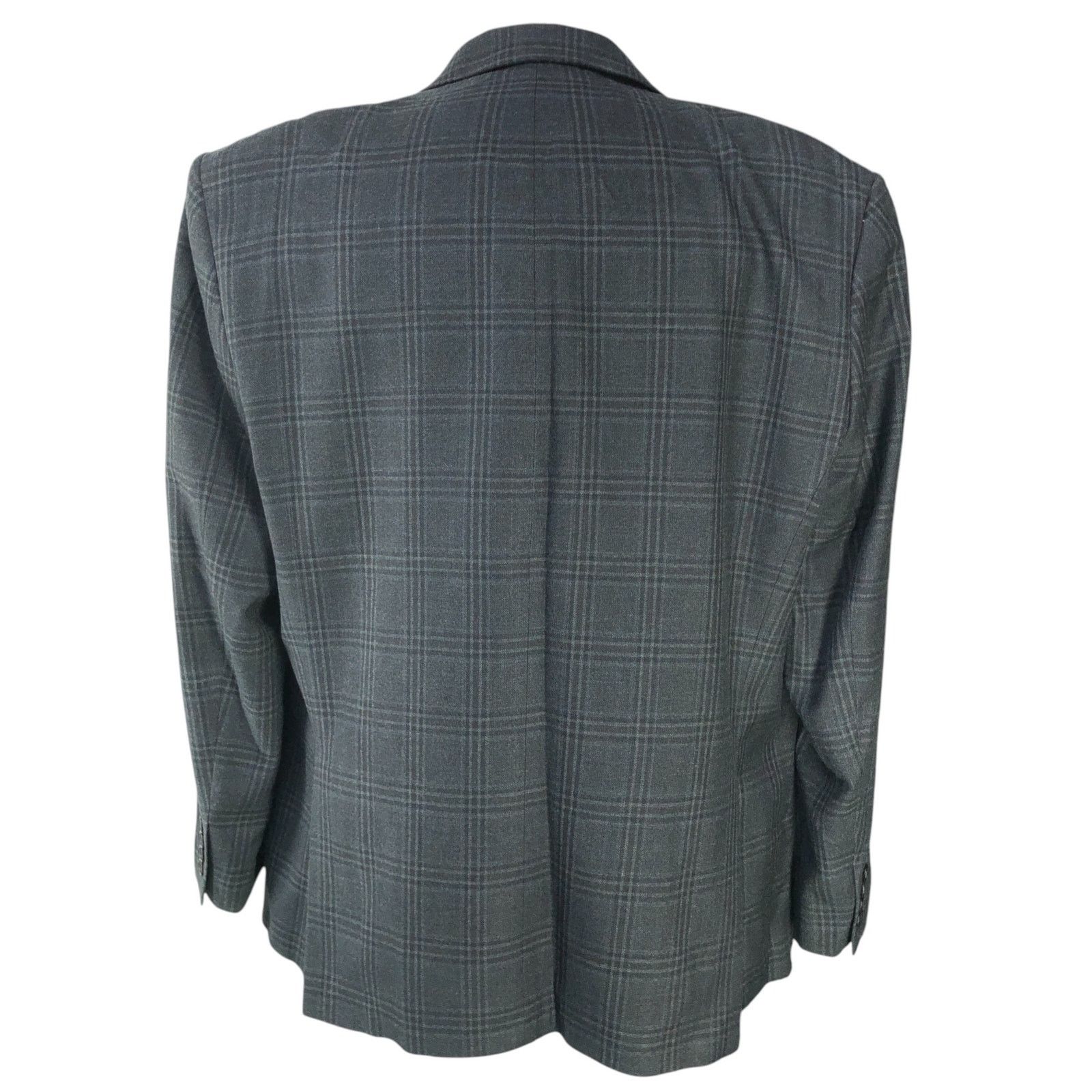 Lauren Ralph Lauren Ralph Lauren LRL 46R Sport Coat Jacket Silk Wool Windowpane Size 46R - 9 Thumbnail