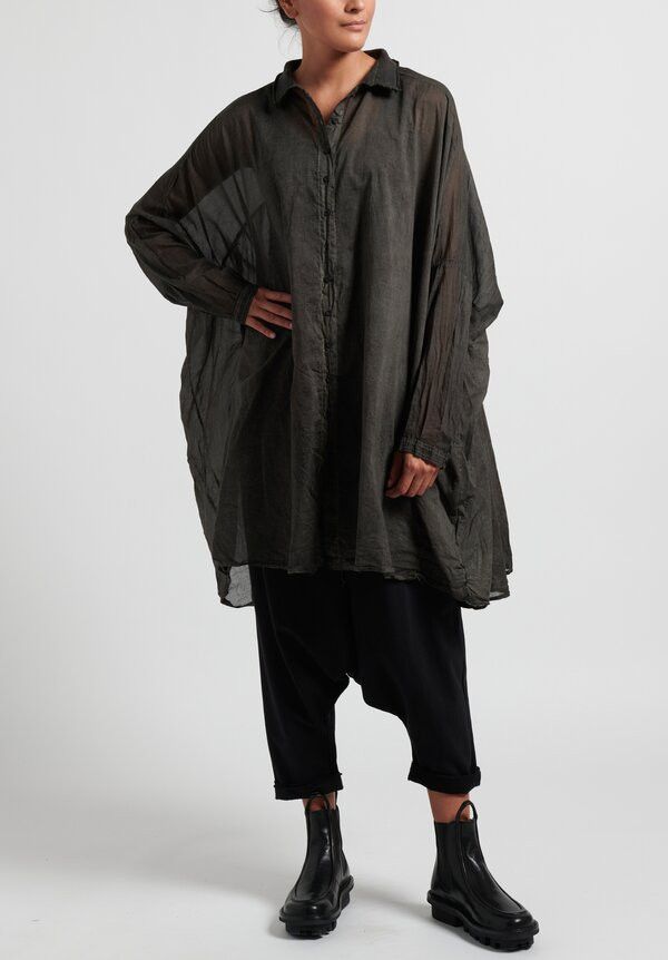 Rundholz Rundholz Black Label Button-Front Tunic Oversizes Size ONE SIZE - 2 Thumbnail