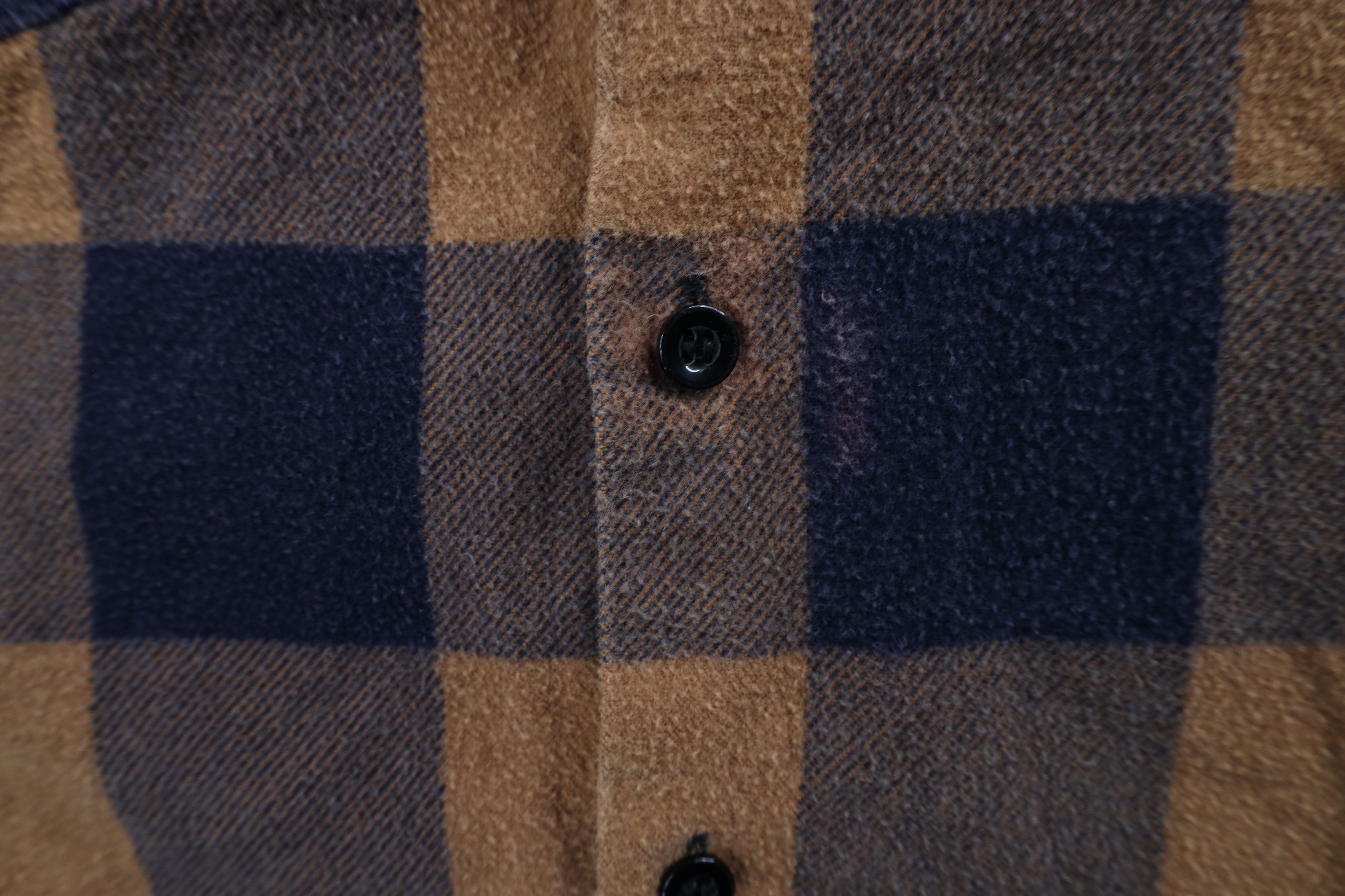 Vintage Vintage 90s Streetwear Flannel Collared Button Shirt Plaid Size US L / EU 52-54 / 3 - 4 Thumbnail