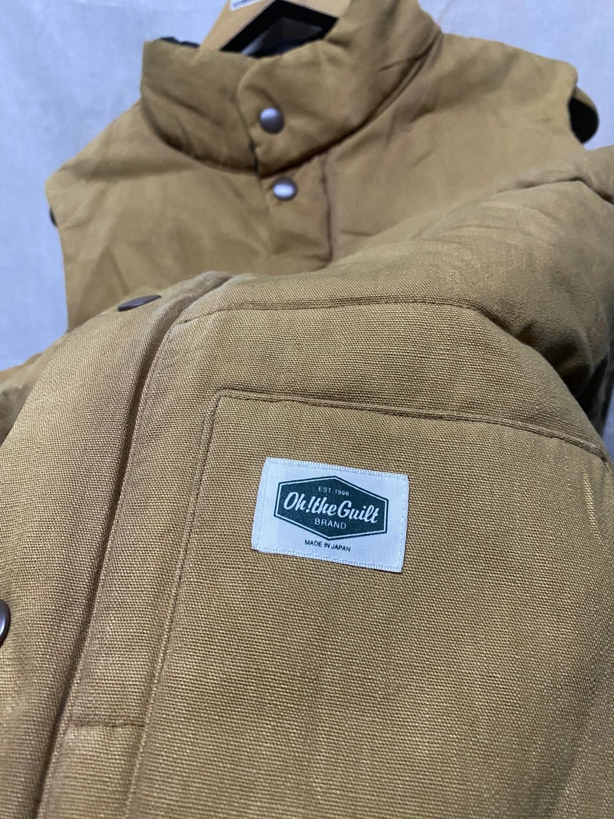 Japanese Brand Oh The Guilt Padded Vest Size US L / EU 52-54 / 3 - 3 Thumbnail