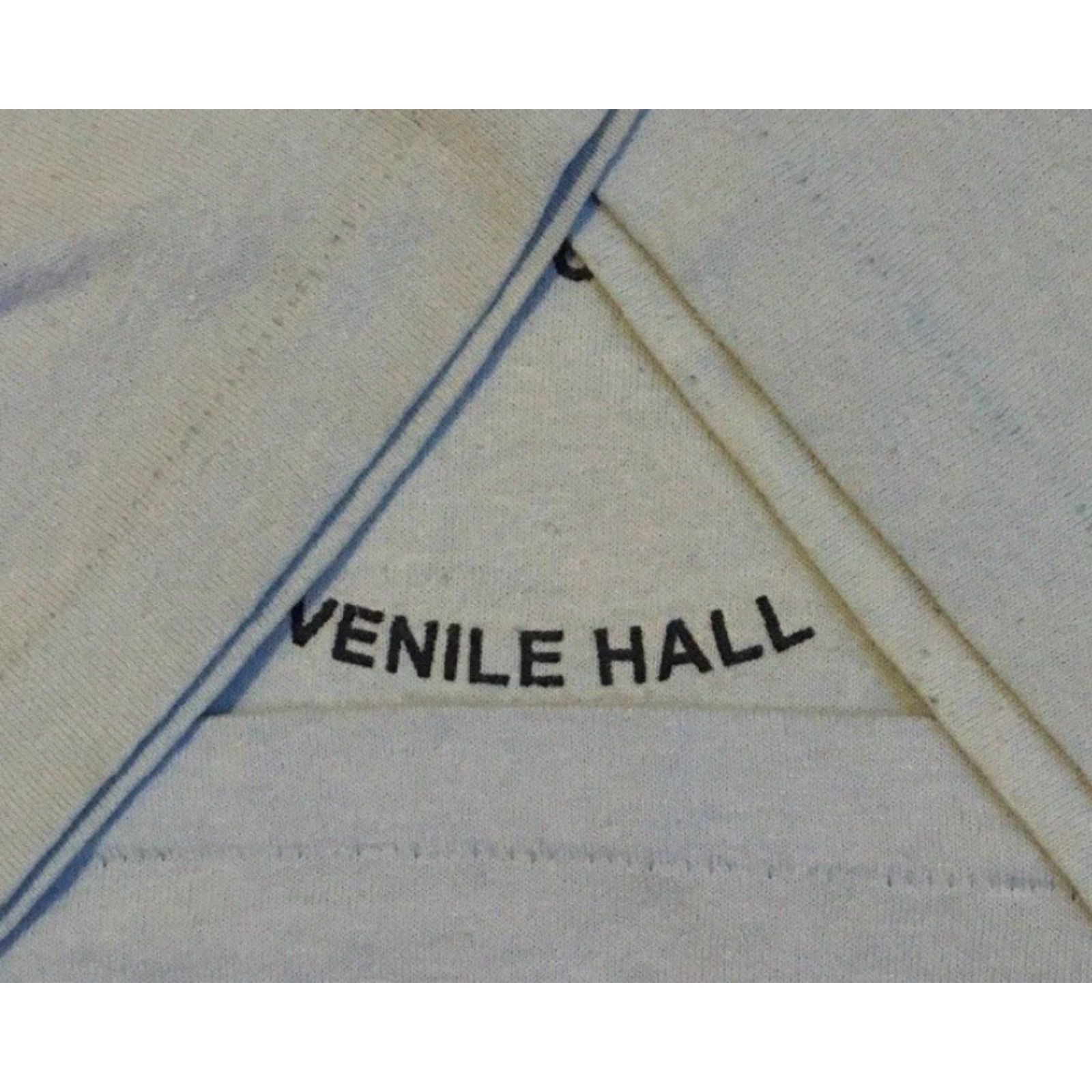 Vintage VINTAGE Alameda County Juvenile Hall Faded Inmate Shirt 3XL Blue Distressed 90s Grunge Prisoner USA Jail T-Shirt Mens Size US XXL / EU 58 / 5 - 3 Thumbnail
