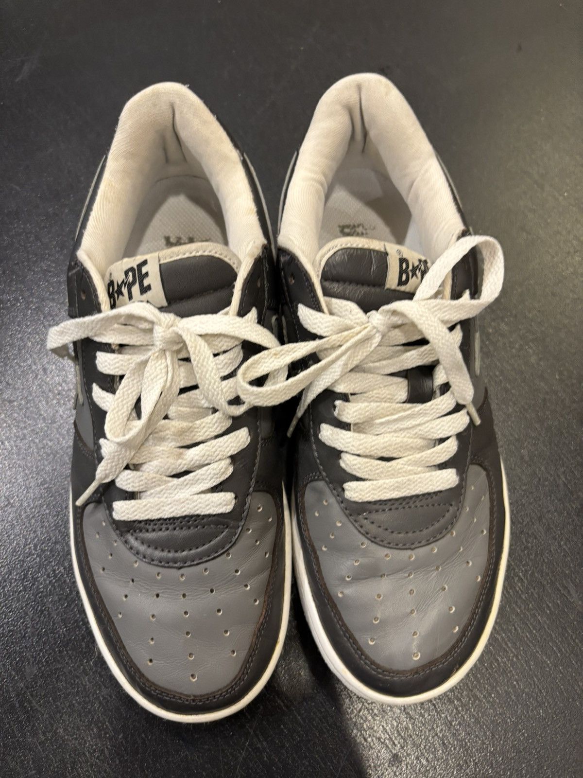 Bape Bapesta FS-001 Low ‘Black Charcoal’ Size US 9.5 / EU 42-43 - 4 Thumbnail