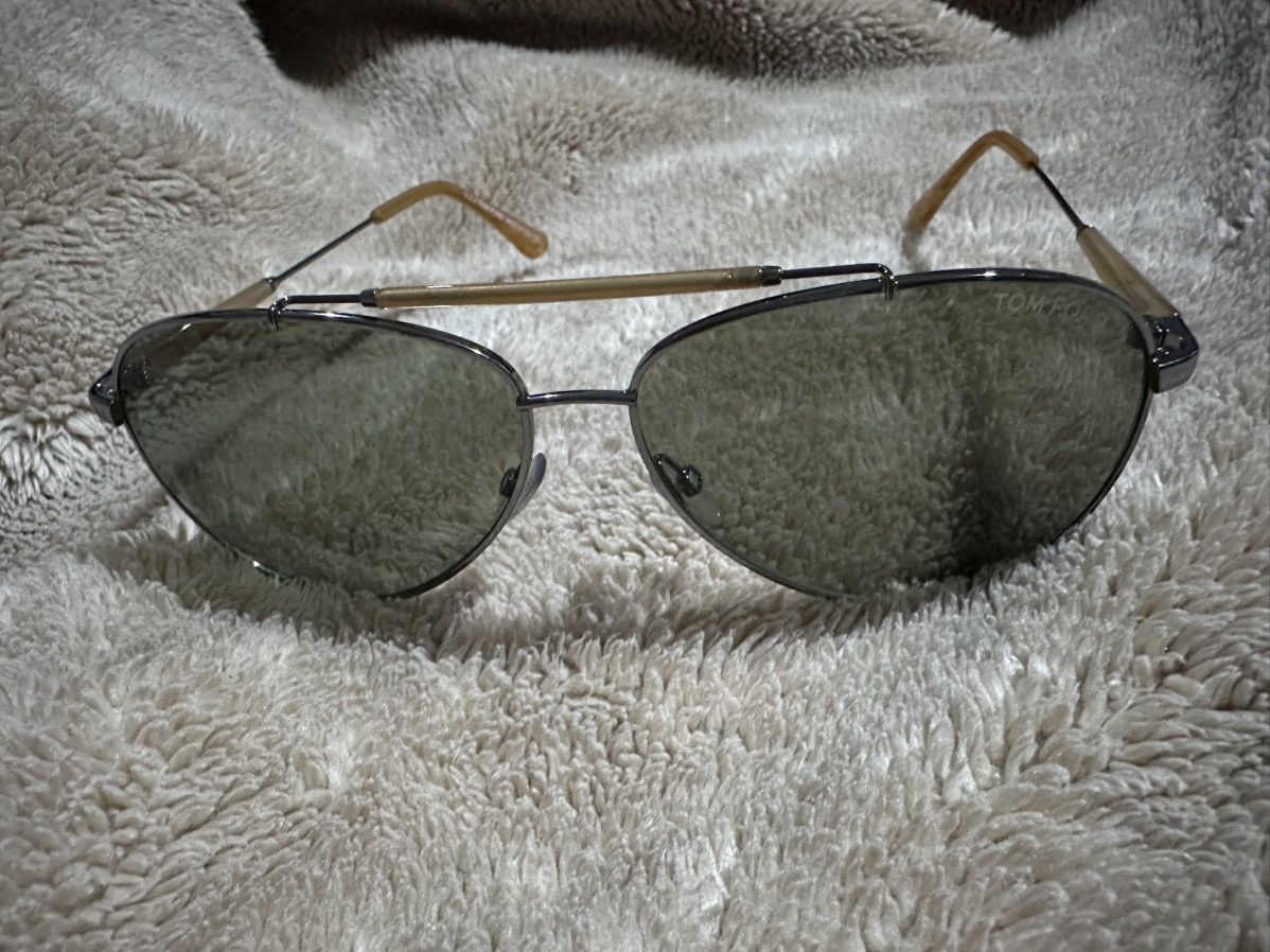 Tom Ford Tom Ford Rick Aviator Sunglasses TF378 14N - Made in Italy Size ONE SIZE - 6 Thumbnail