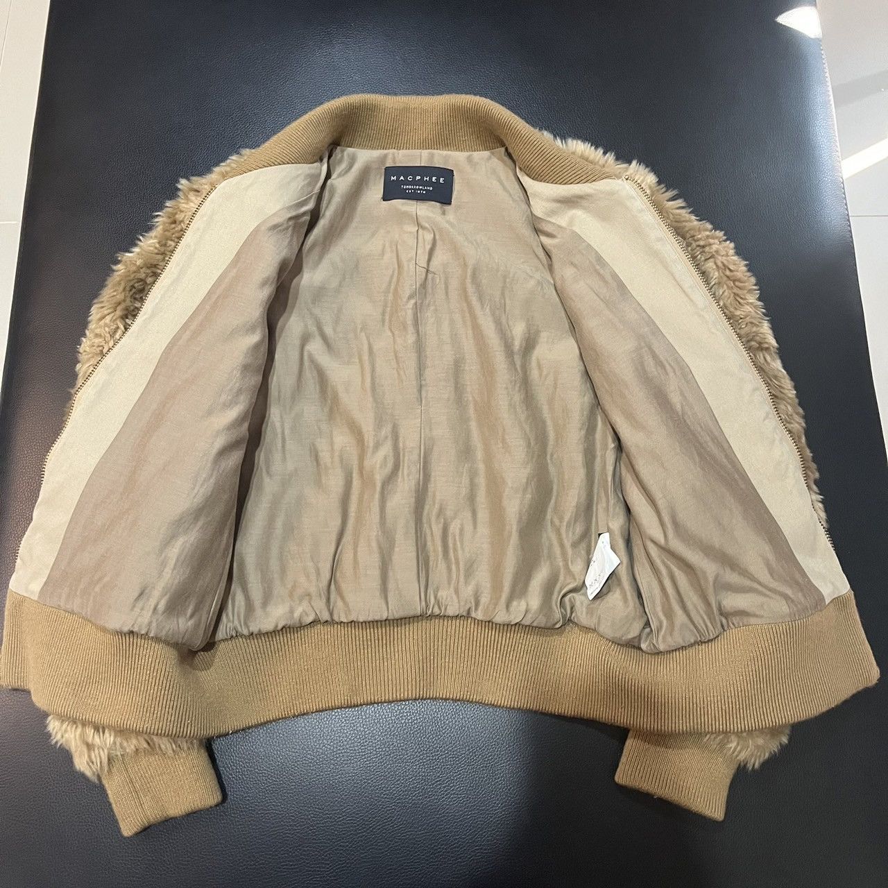 If Six Was Nine × Le Grande Bleu (L.G.B.) MACPHEE FAUX FUR JACKET If6Was9 lgb junya watanabe style Size M / US 6-8 / IT 42-44 - 4 Thumbnail
