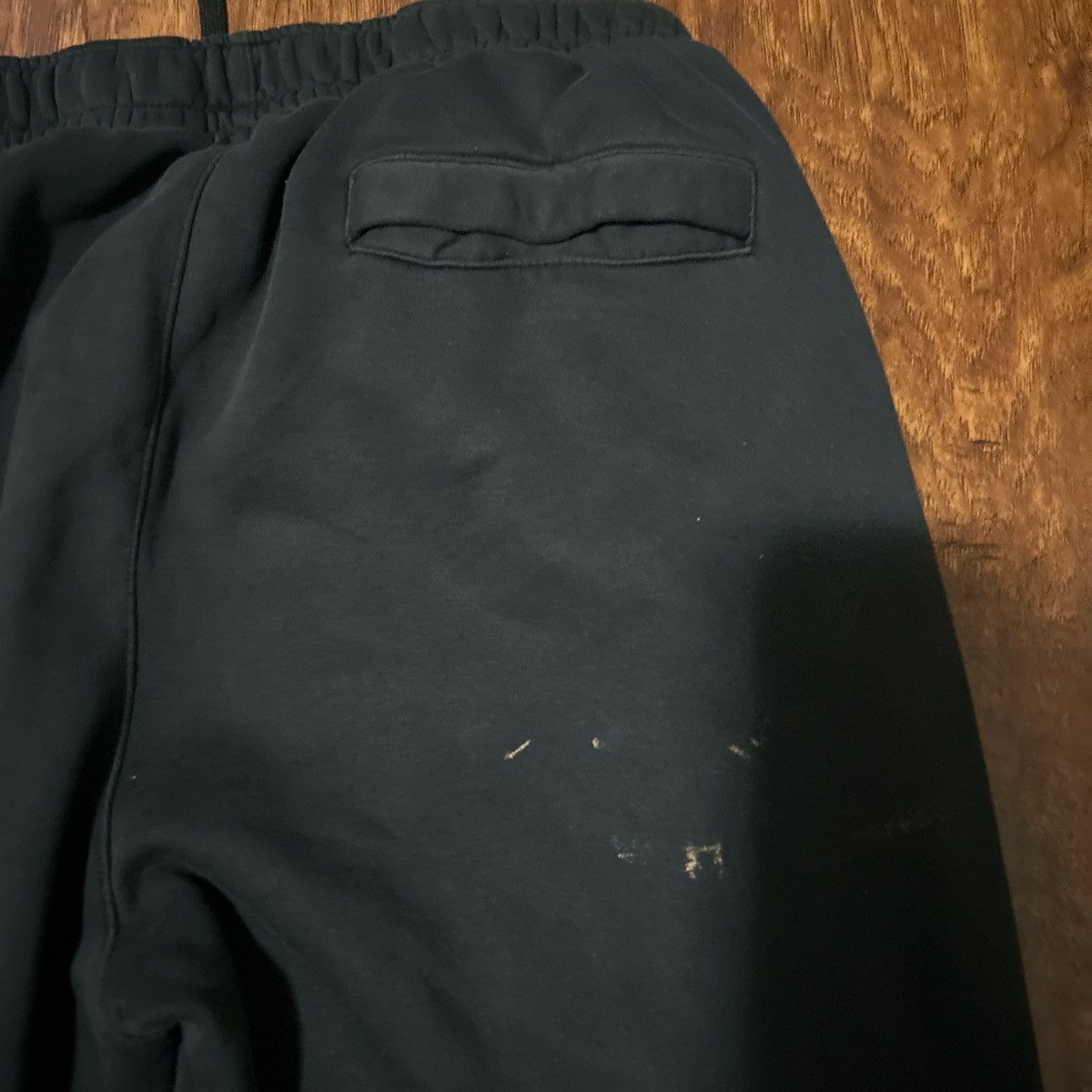 Nike Black nike sweatpants with white Nike sign Size US 31 - 3 Thumbnail