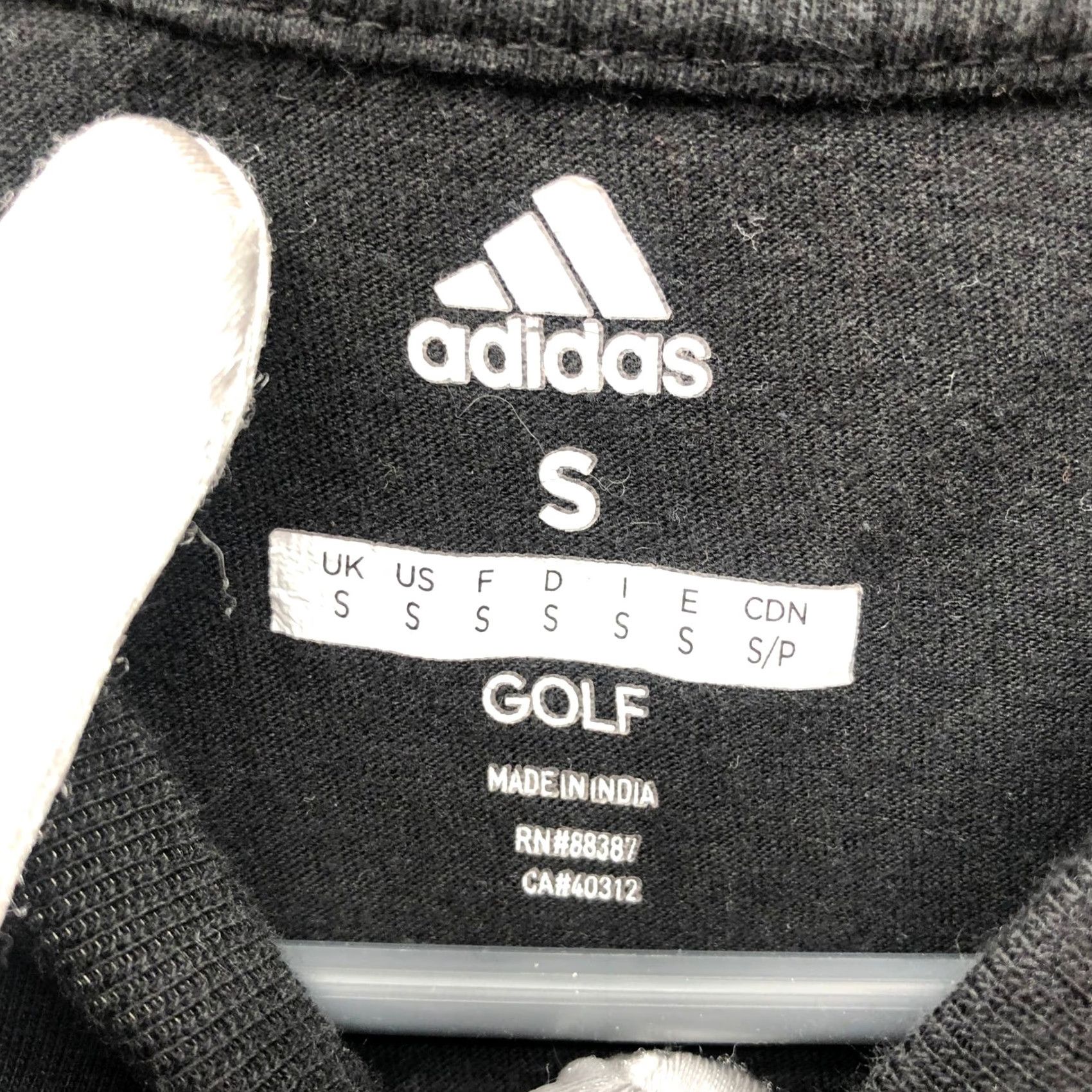 Adidas Adidas Golf Graphic Tee Mens Small Black Logo Short Sleeve T Shirt Crew Cotton Size US S / EU 44-46 / 1 - 3 Thumbnail