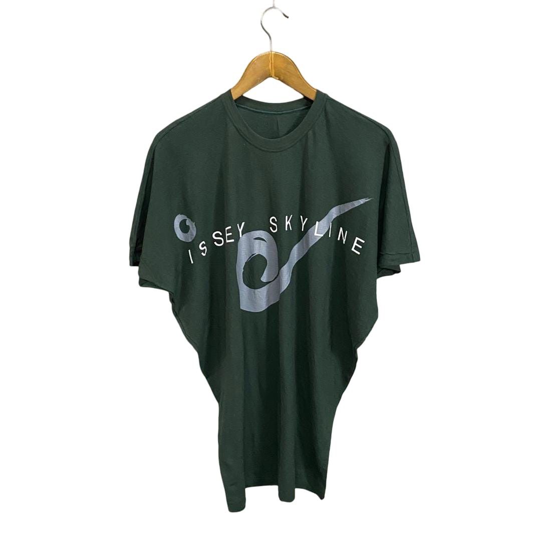 Issey Miyake Vintage 80s ISSEY SKYLINE By Issey MiyakeShort Sleeve Tshirt Size US L / EU 52-54 / 3 - 2 Thumbnail