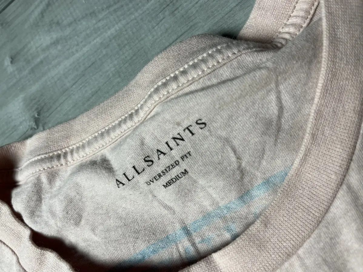 Allsaints Allsaints box logo reverse T-shirt size Medium Size US M / EU 48-50 / 2 - 4 Thumbnail