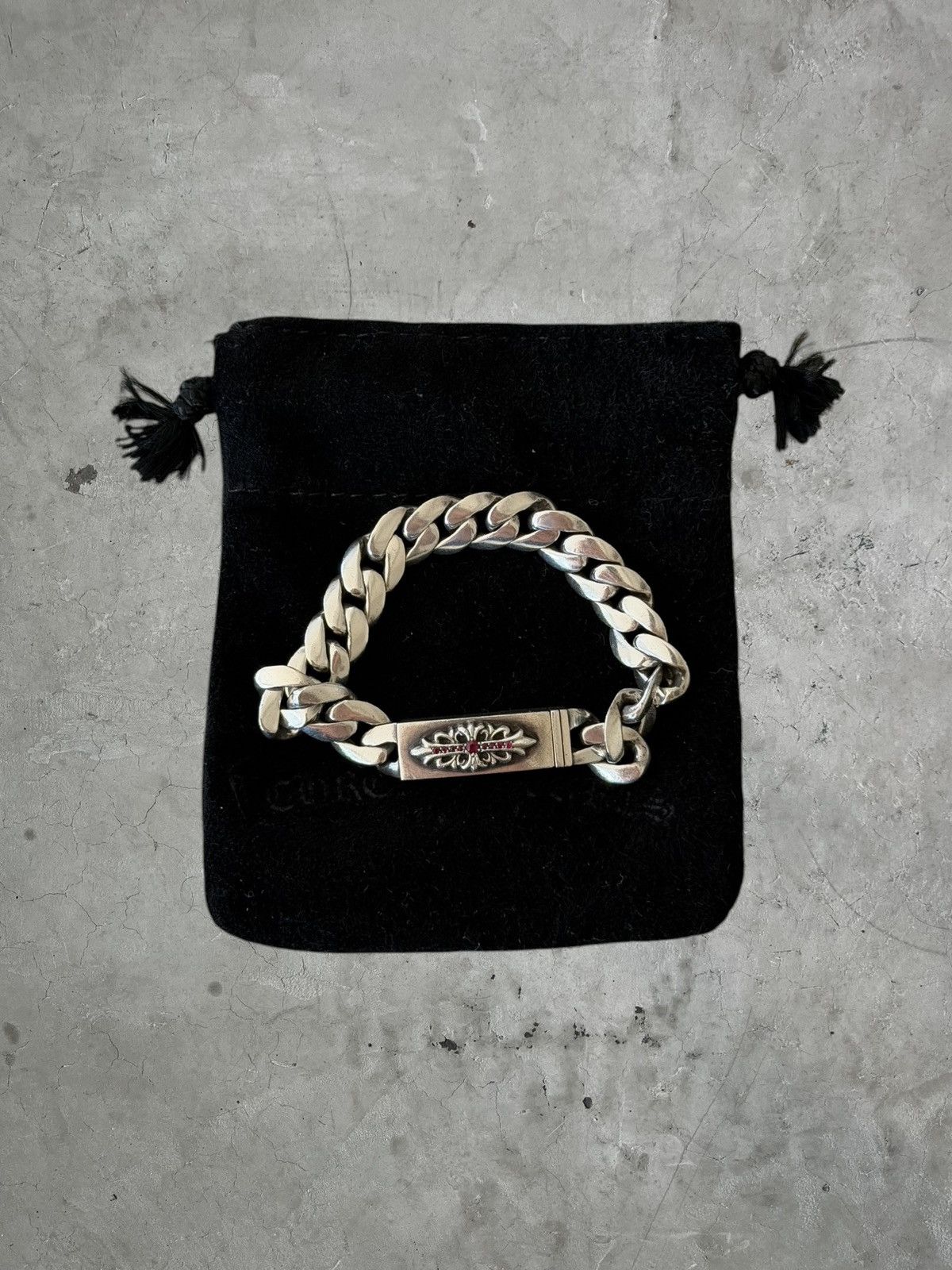 Chrome Hearts Chrome Hearts Ruby Floral Bracelet Size ONE SIZE - 1 Thumbnail
