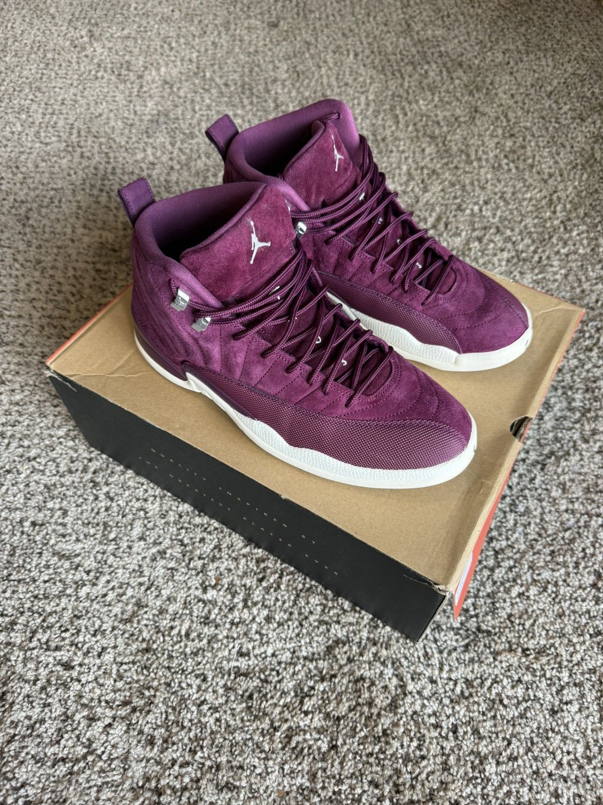 Jordan Brand Air Jordan 12 Retro Bordeaux Size US 11.5 / EU 44-45 - 2 Thumbnail