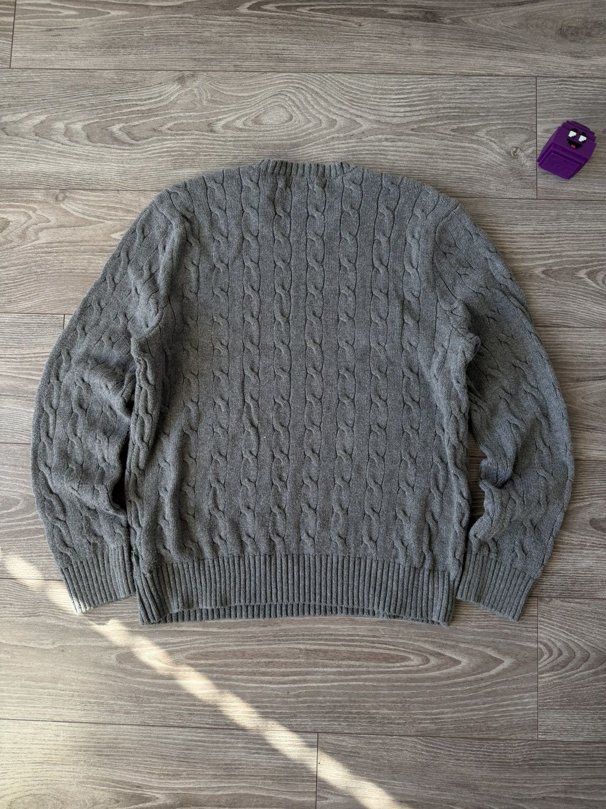 Polo Ralph Lauren Polo Ralph Lauren Grey Luxury Casual Knitted Sweater Size US L / EU 52-54 / 3 - 18 Thumbnail