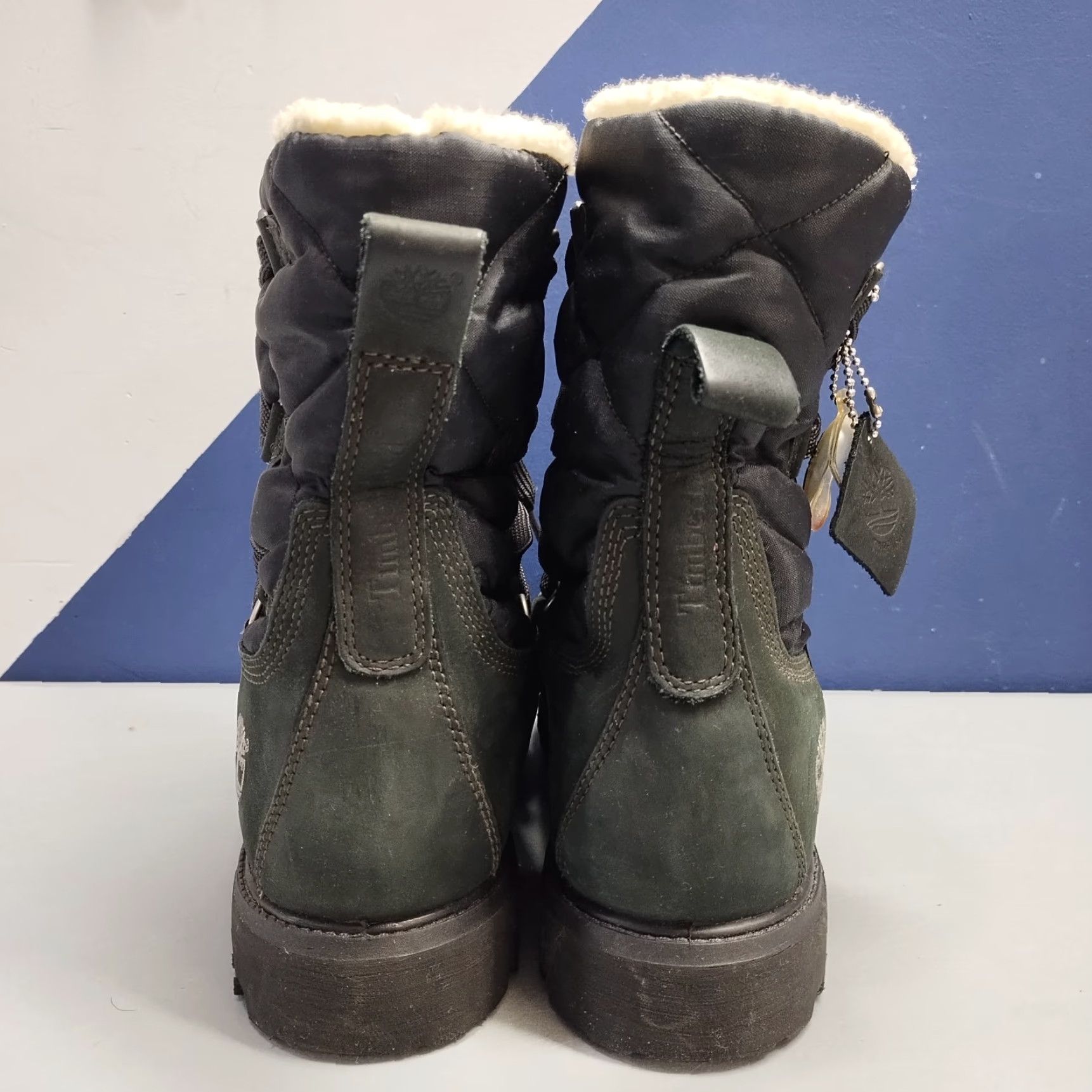Timberland Timberland Boots Mens Size 10.5 Black Faux Fur Lined Water Resistant Insulated Casual Workwear Size US 11 / EU 44 - 7 Thumbnail