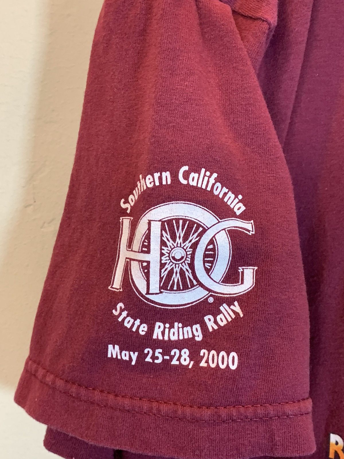 Harley Davidson × Vintage *RARE* Vintage Harley Davidson HOG California Rally T-Shirt Size US XXL / EU 58 / 5 - 6 Thumbnail