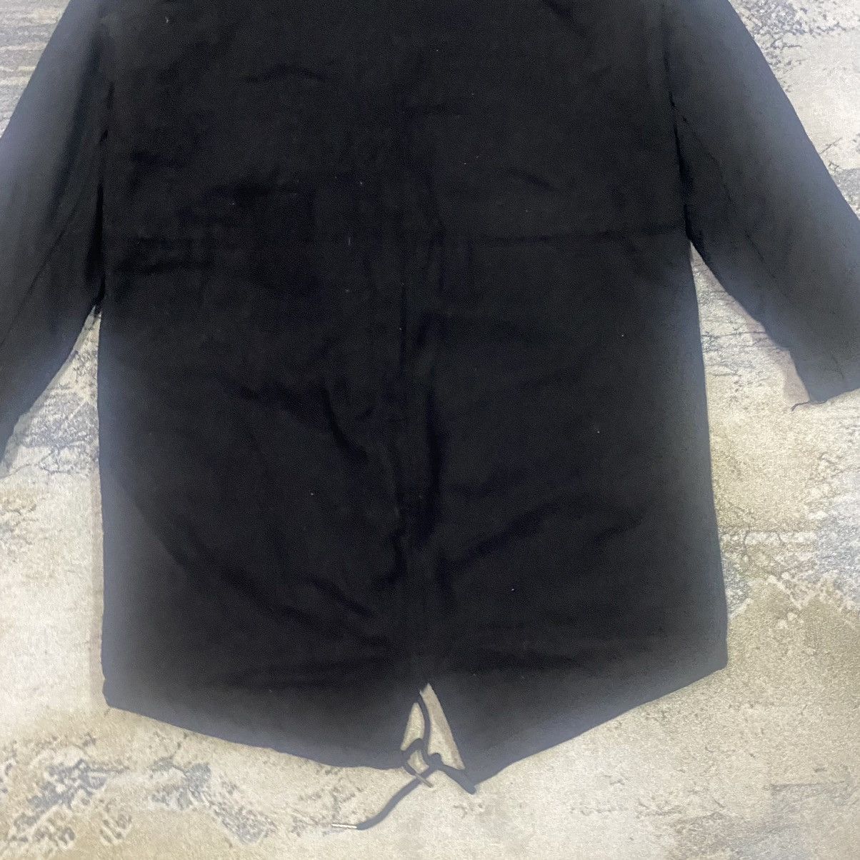 Vintage Vintage Temption Fluffy Fish Tail Black Military Jacket Size US M / EU 48-50 / 2 - 13 Thumbnail