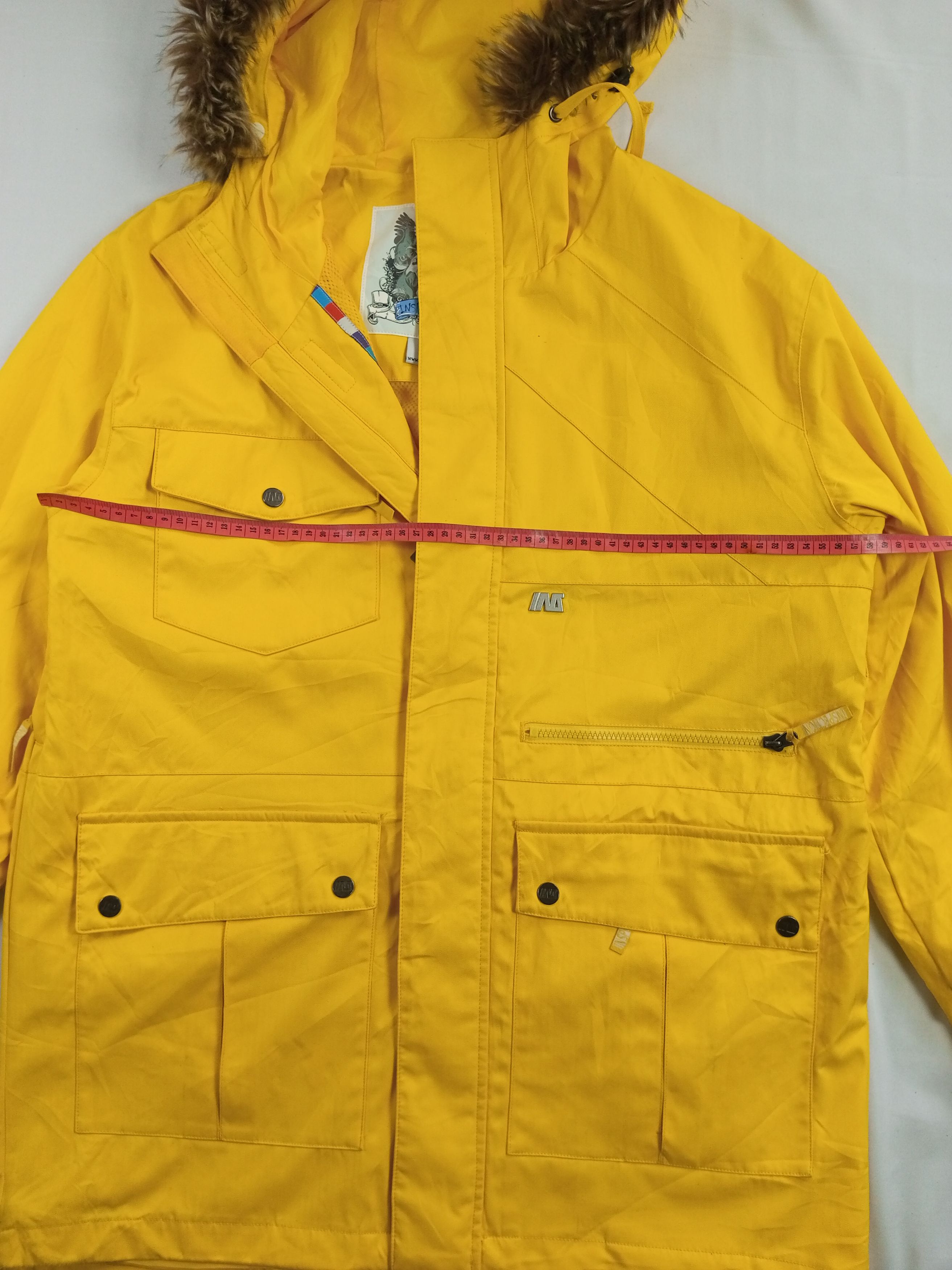 Japanese Brand Inspection Removable Fur Parka Jacket L.G.B. Style Size US L / EU 52-54 / 3 - 15 Thumbnail