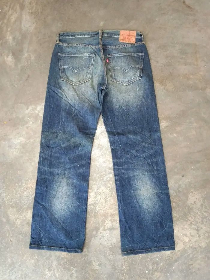 Levi's × Vintage Vintage Levis 501 Rusty Wash Straight Leg Jeans 34x30 Size US 34 / EU 50 - 2 Thumbnail