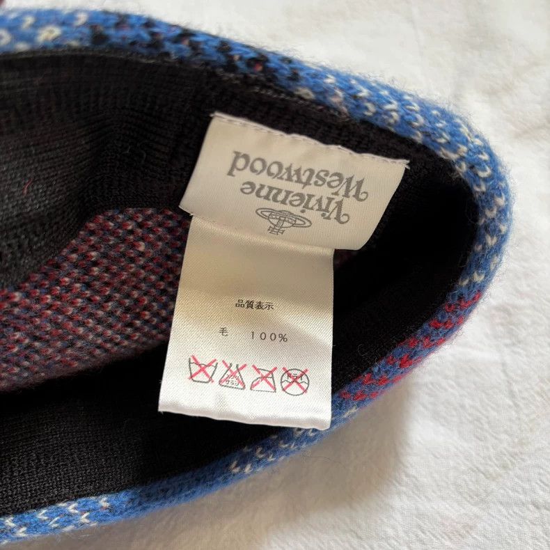 Vivienne Westwood Vivienne Westwood A plaid woolen hat Size ONE SIZE - 7 Thumbnail