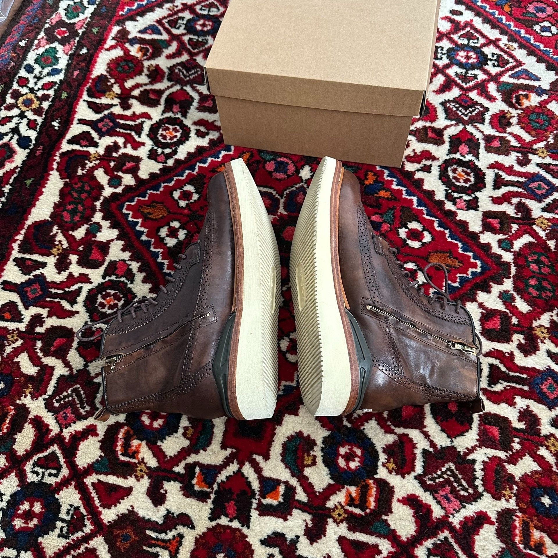 Visvim visvim 12AW PATRICIAN DK.BROWN Brogue Boots Size US 10 / EU 43 - 5 Thumbnail