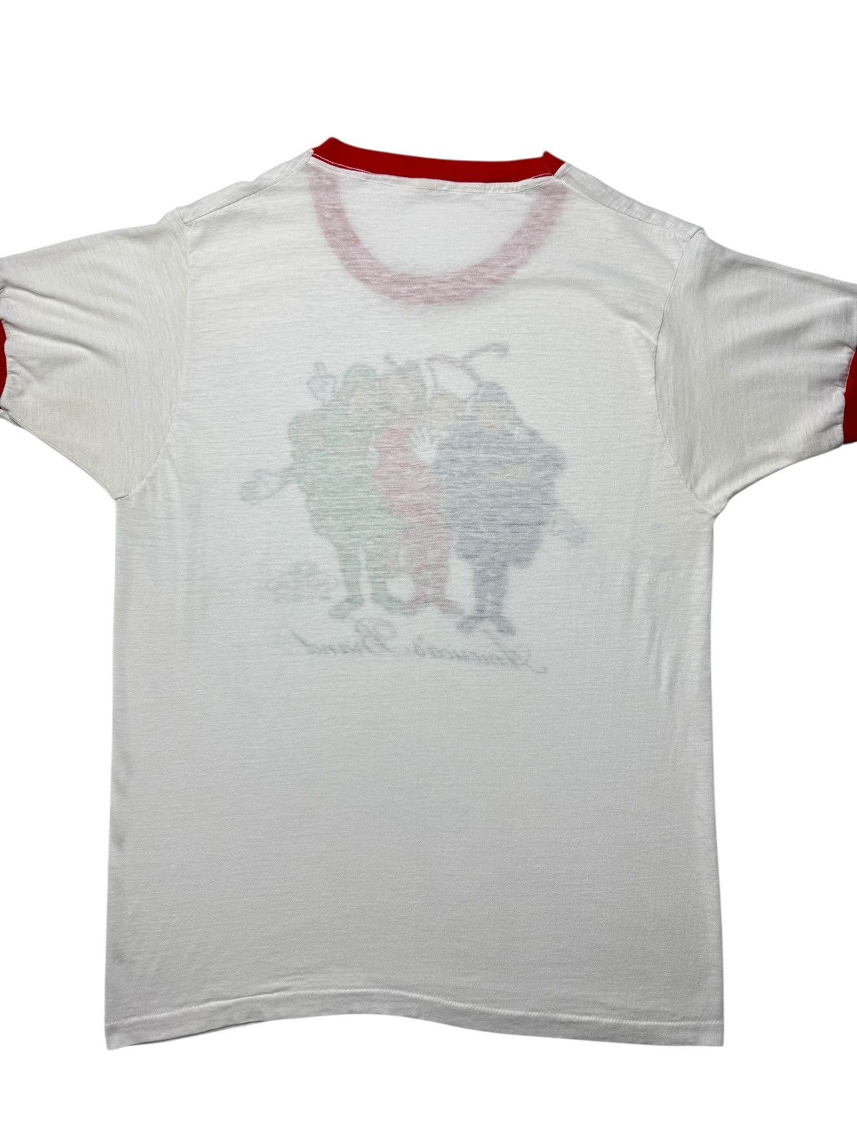 Vintage Vintage 1983 Fruit of the Loom Ringer Tee Shirt Size US L / EU 52-54 / 3 - 7 Thumbnail