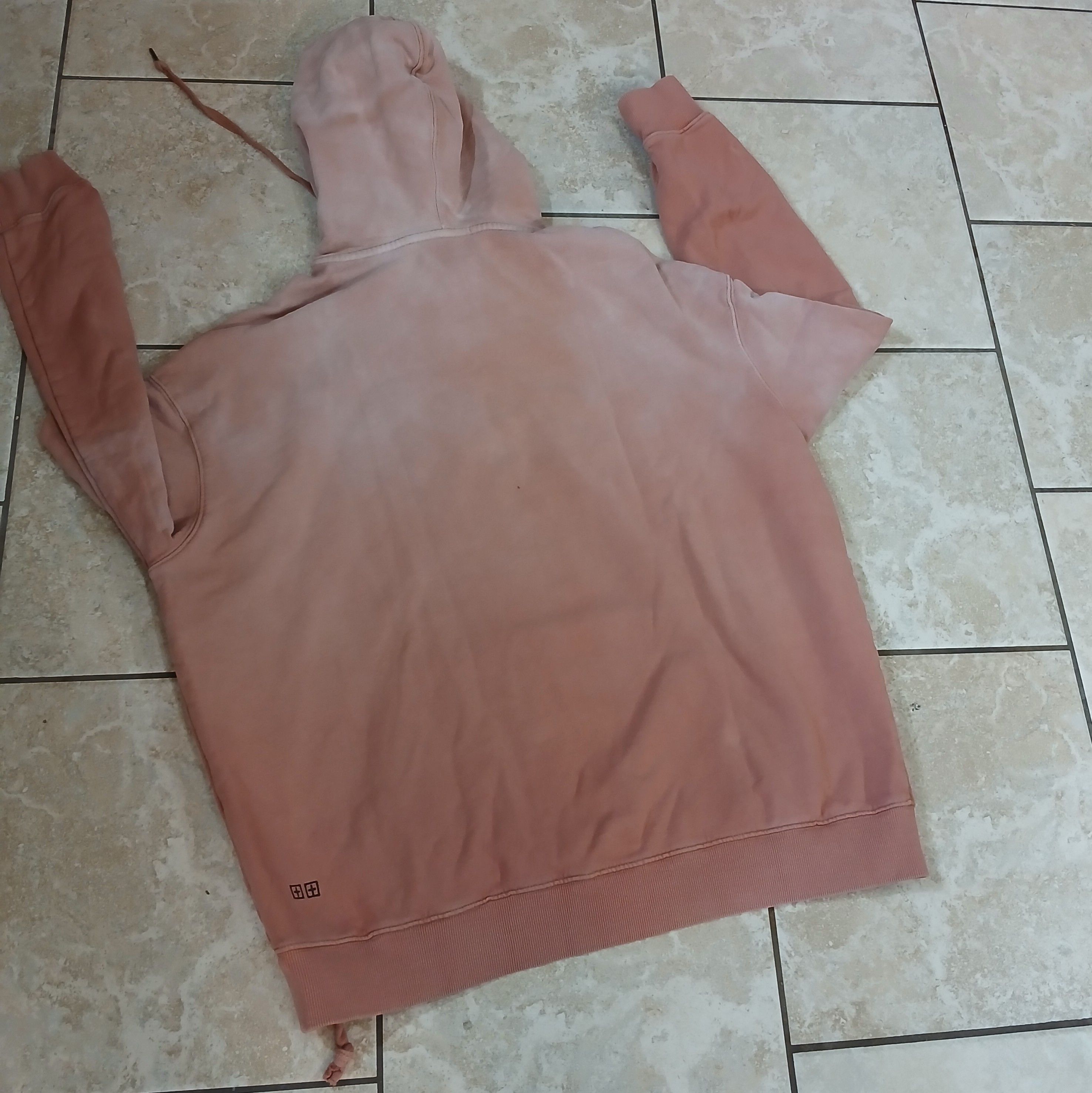 Ksubi L - Ksubi Pink Washed Hoodie Size US L / EU 52-54 / 3 - 6 Thumbnail