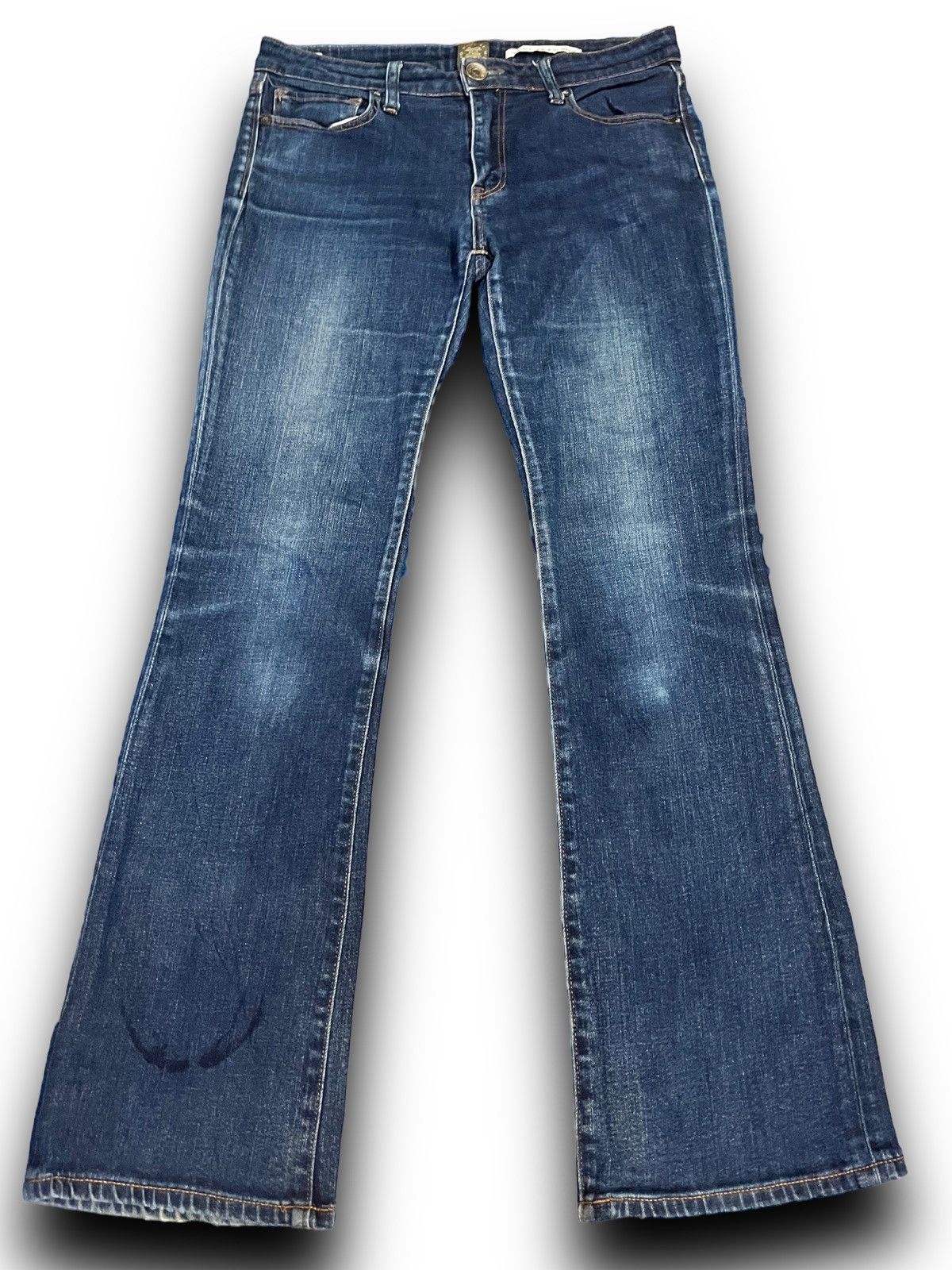 image of Vintage Back Number Flare Bootcut Jeans in Blue, Men's (Size 31)