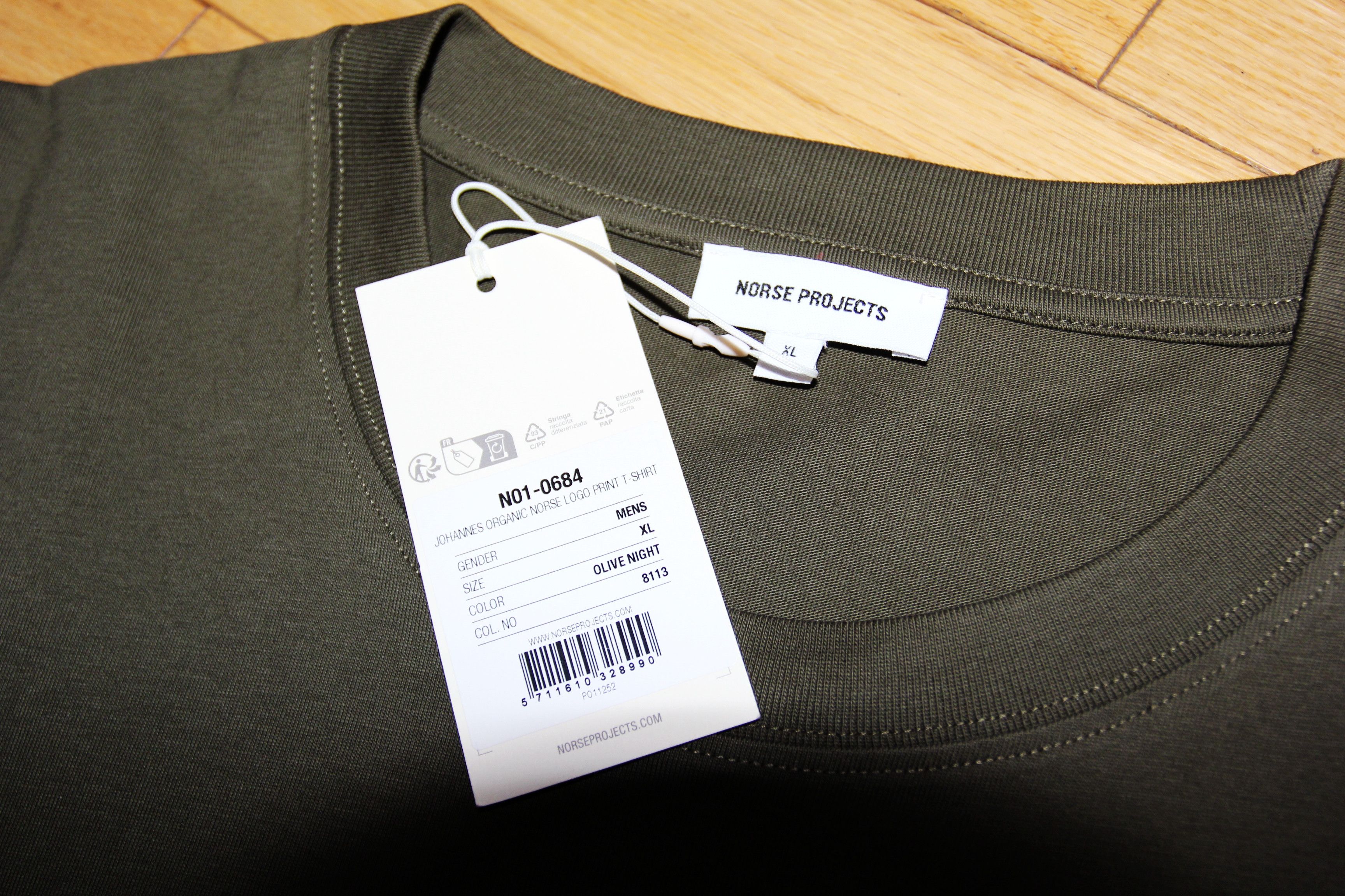 Norse Projects BNWT AW25 NORSE PROJECTS JOHANNES LOGO PRINT TSHIRT XL Size US XL / EU 56 / 4 - 8 Thumbnail