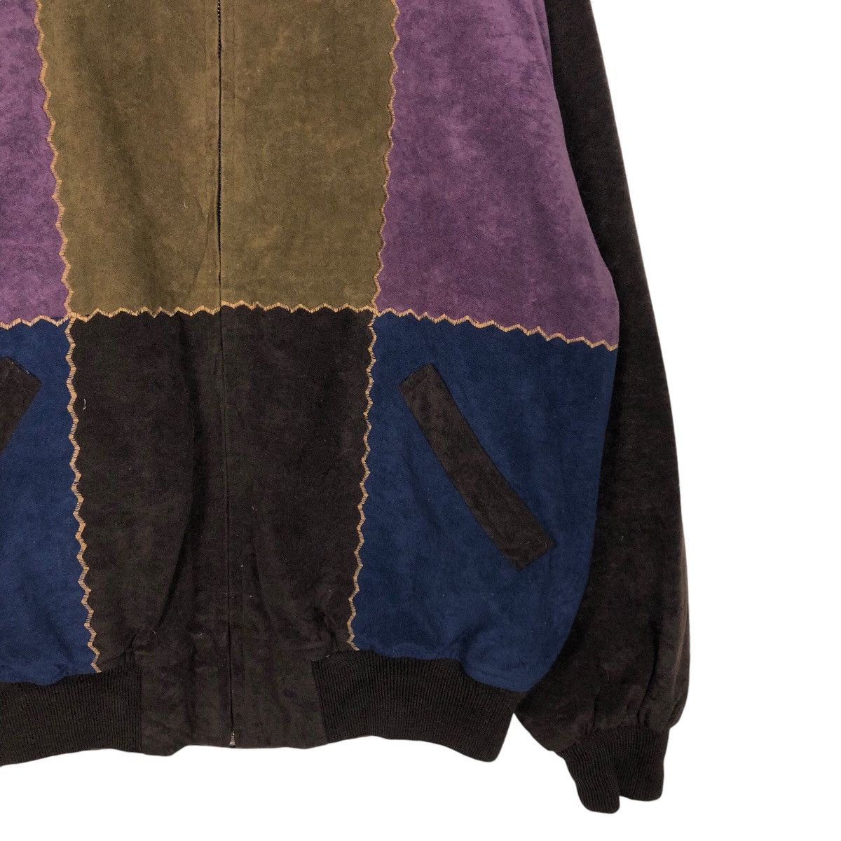 Japanese Brand 📌Vintage Bomber Jacket Multi Colour Issey Miyake Size US M / EU 48-50 / 2 - 5 Thumbnail