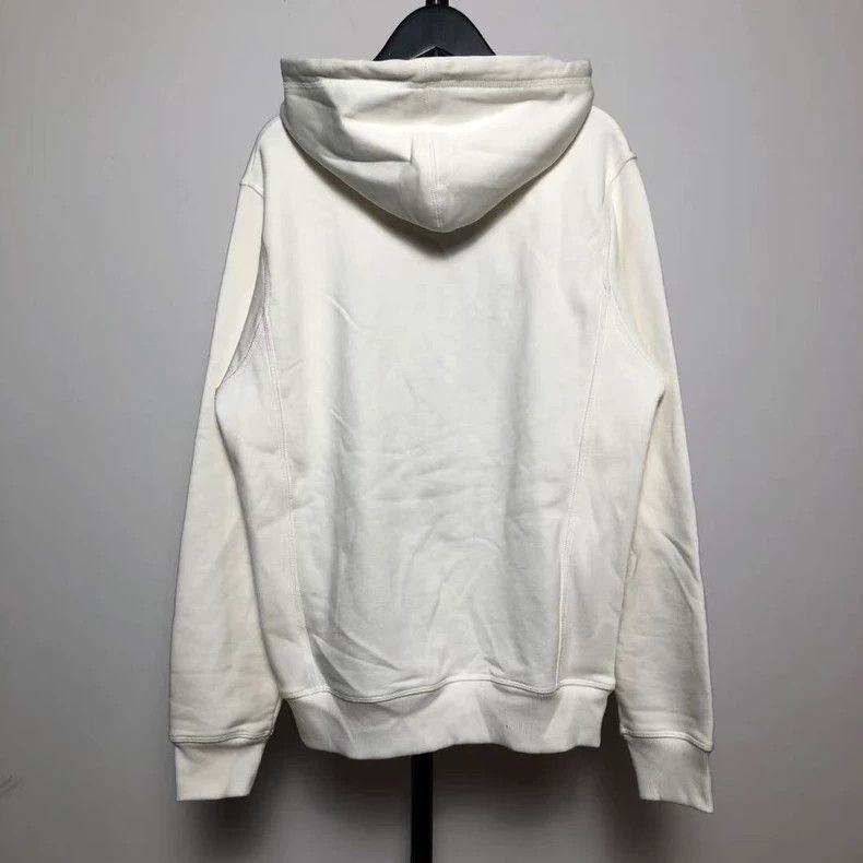 Dior Dior White embroidered letter hoodie Size US XXS / EU 40 - 2 Thumbnail