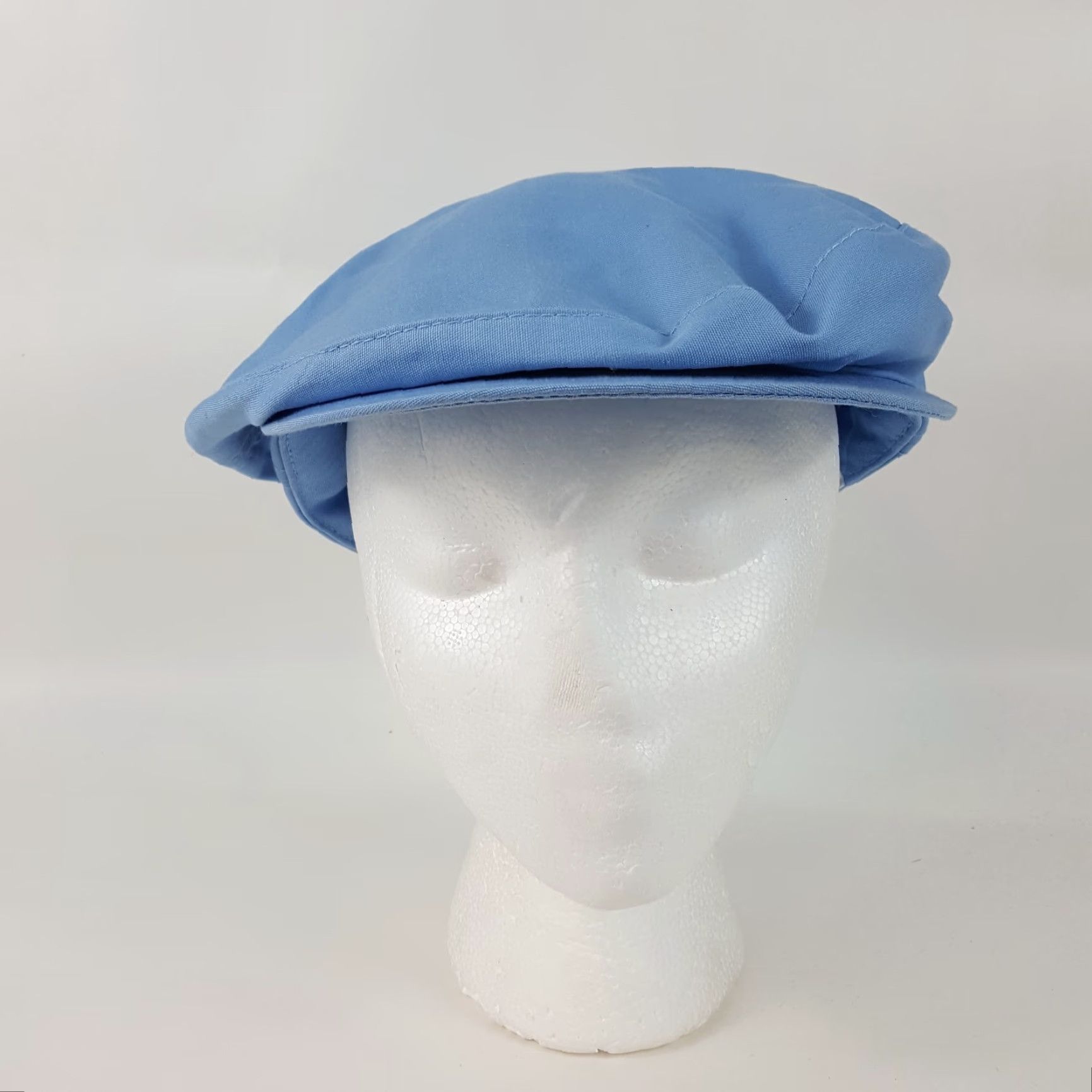 Vintage Vintage 80s Blue Preppy Cabbie Golf Hat Newsboy Gatsby Cap Men One Size Adjustable Newsboy Cap Size ONE SIZE - 2 Thumbnail
