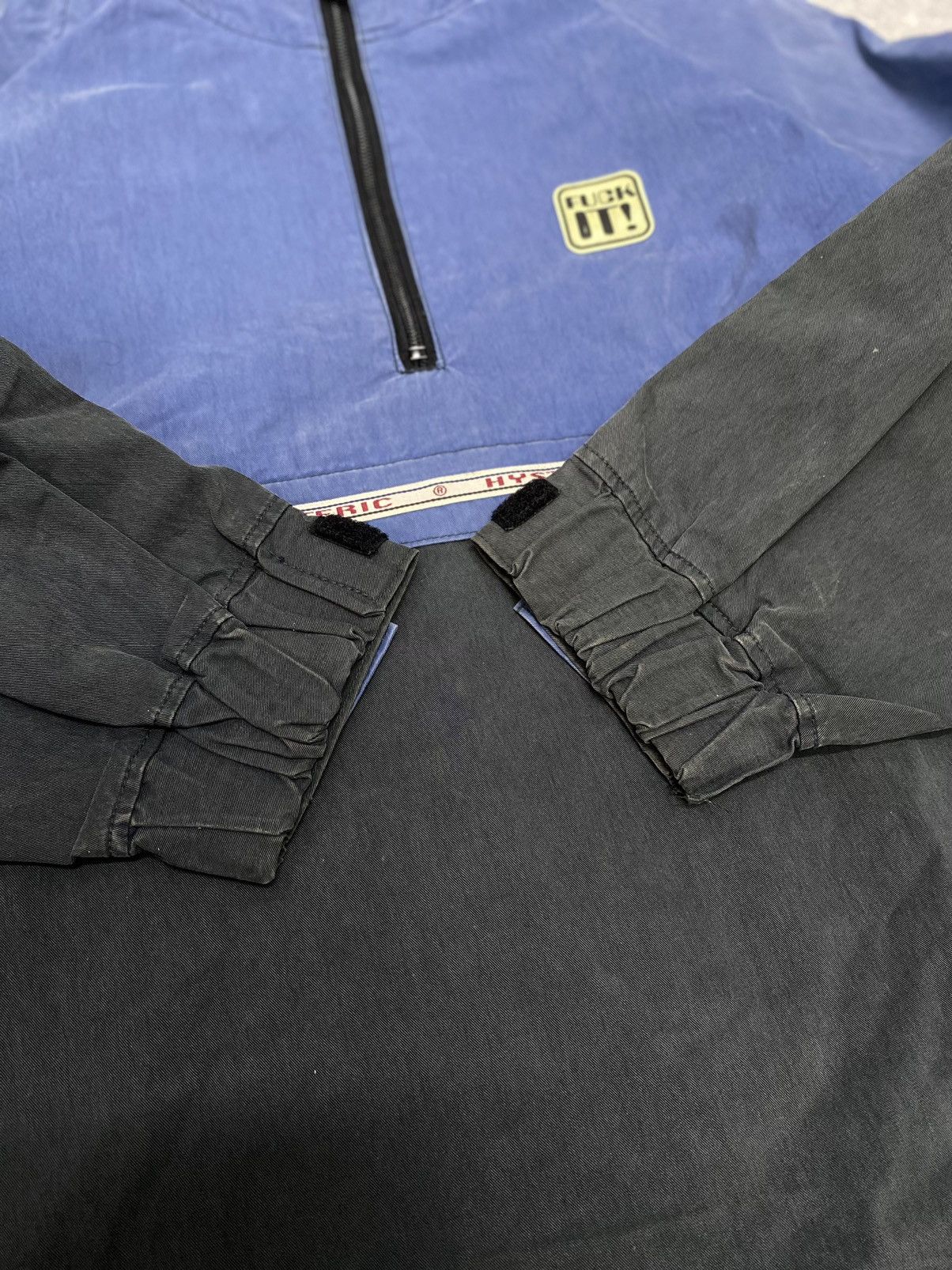 Hysteric Glamour Vintage Hysteric Glamour Fuck It Halfzip Jacket Size US L / EU 52-54 / 3 - 5 Thumbnail