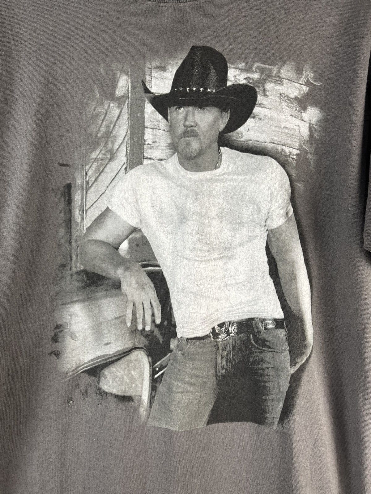 Vintage Trace Adkins vintage t shirt country dangerous man tour 2006 Size US L / EU 52-54 / 3 - 2 Thumbnail