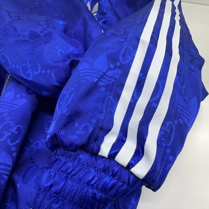 Gucci Gucci x Adidas Logo Print Zip Jacket-2507 Size S / US 4 / IT 40 - 6 Thumbnail