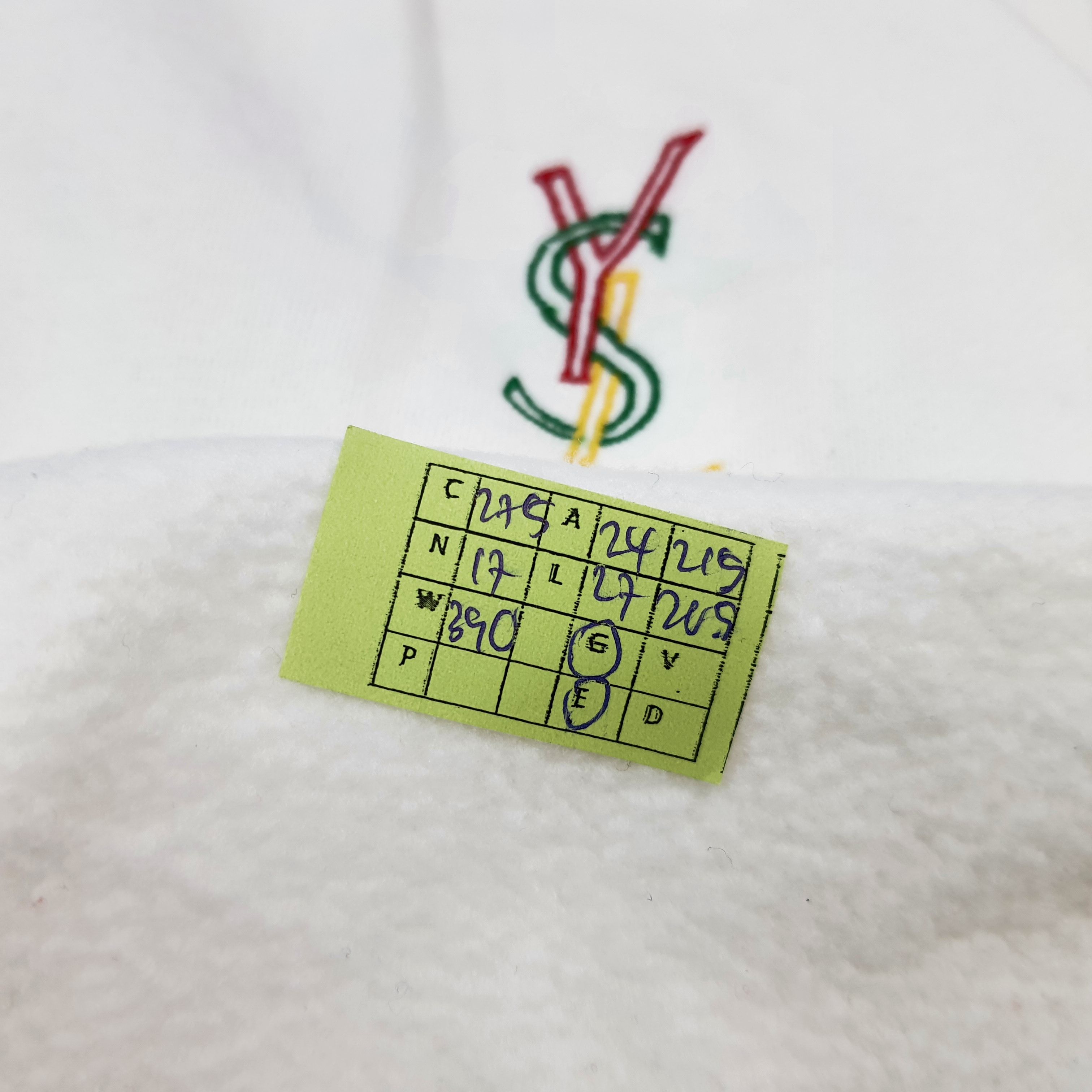 Yves Saint Laurent Vintage YSL Yves Saint Laurent Embroidery Sweatshirt C275N23 Size US L / EU 52-54 / 3 - 11 Thumbnail