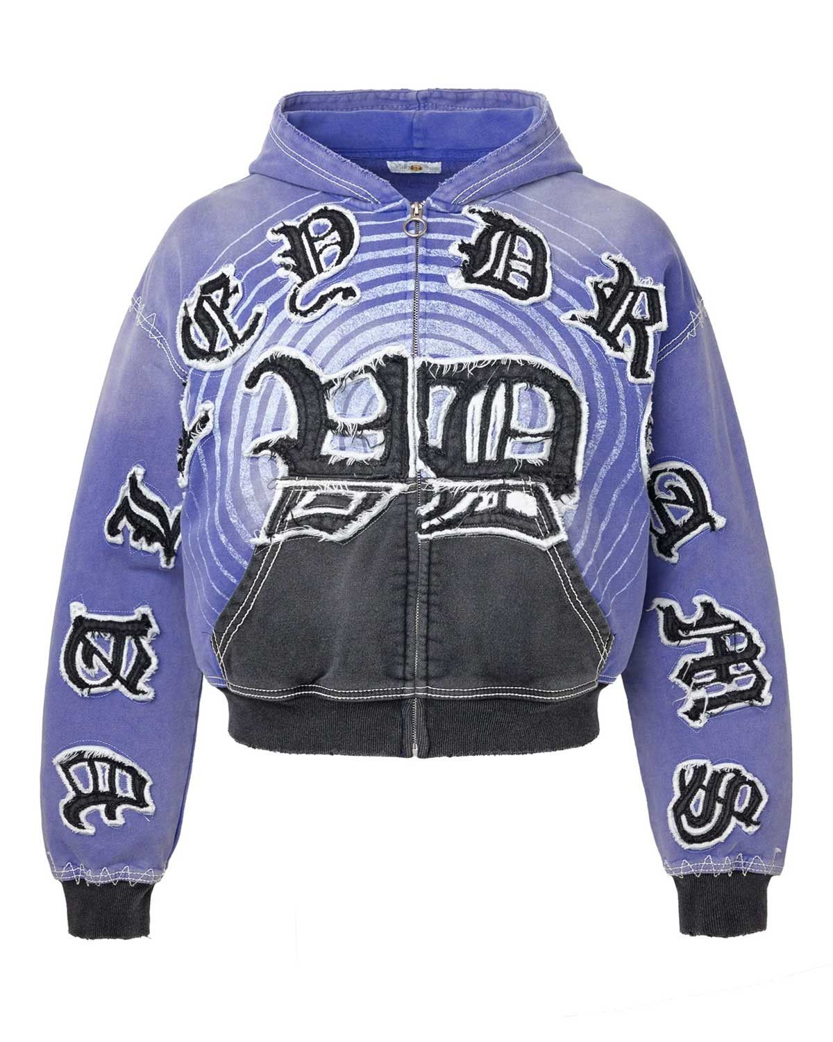 Vale Vale Forever Classico Zip Up Hoodie (Blue) | Grailed