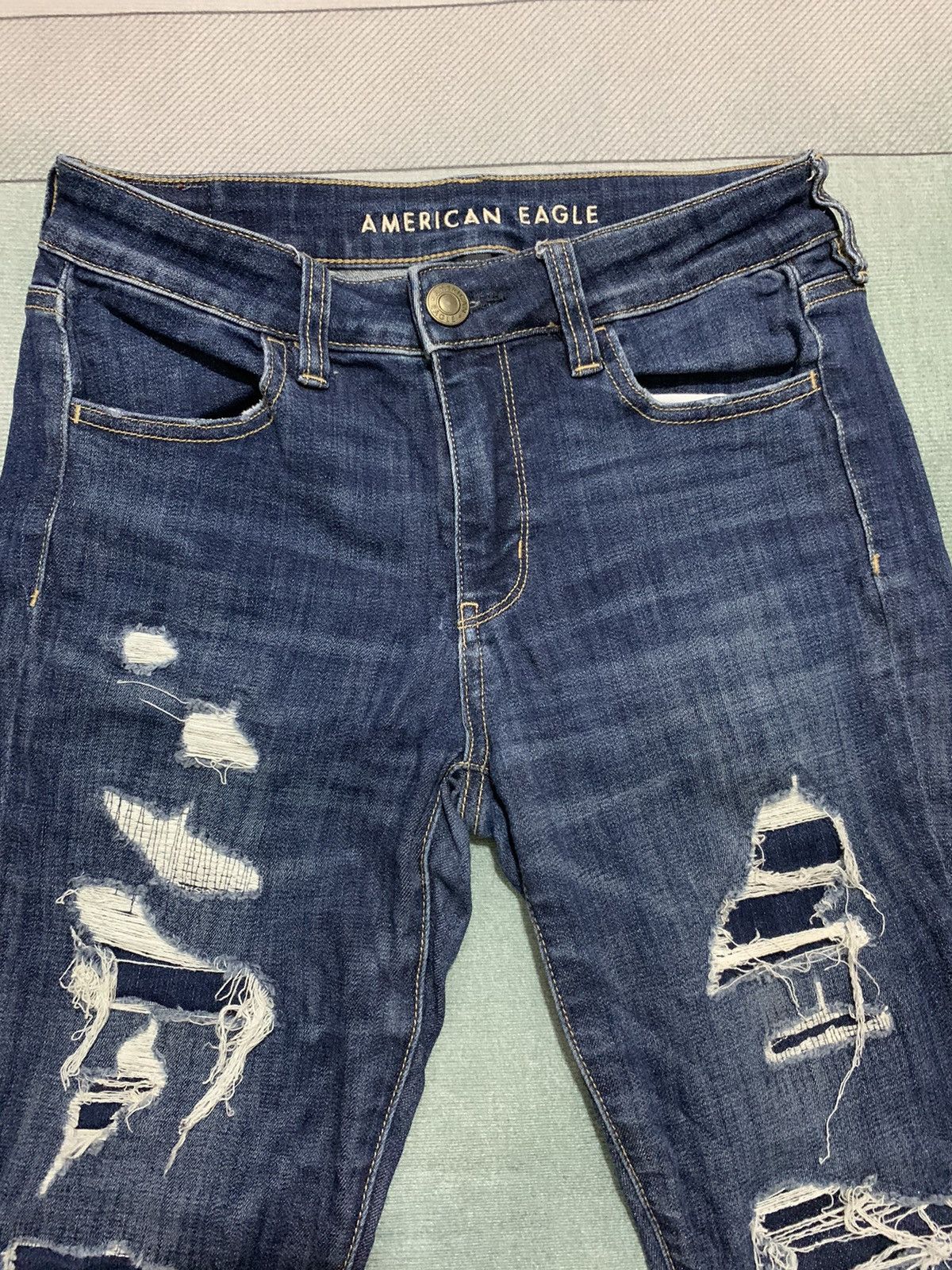 American Eagle Outfitters American Eagle Next Level Stretch Jeans Size 26" / US 2 / IT 38 - 2 Thumbnail