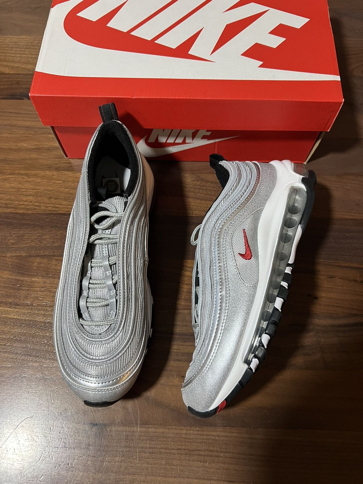 GS 6.5Y Womens 8 Nike factory Air Max 97 Silver Bullet