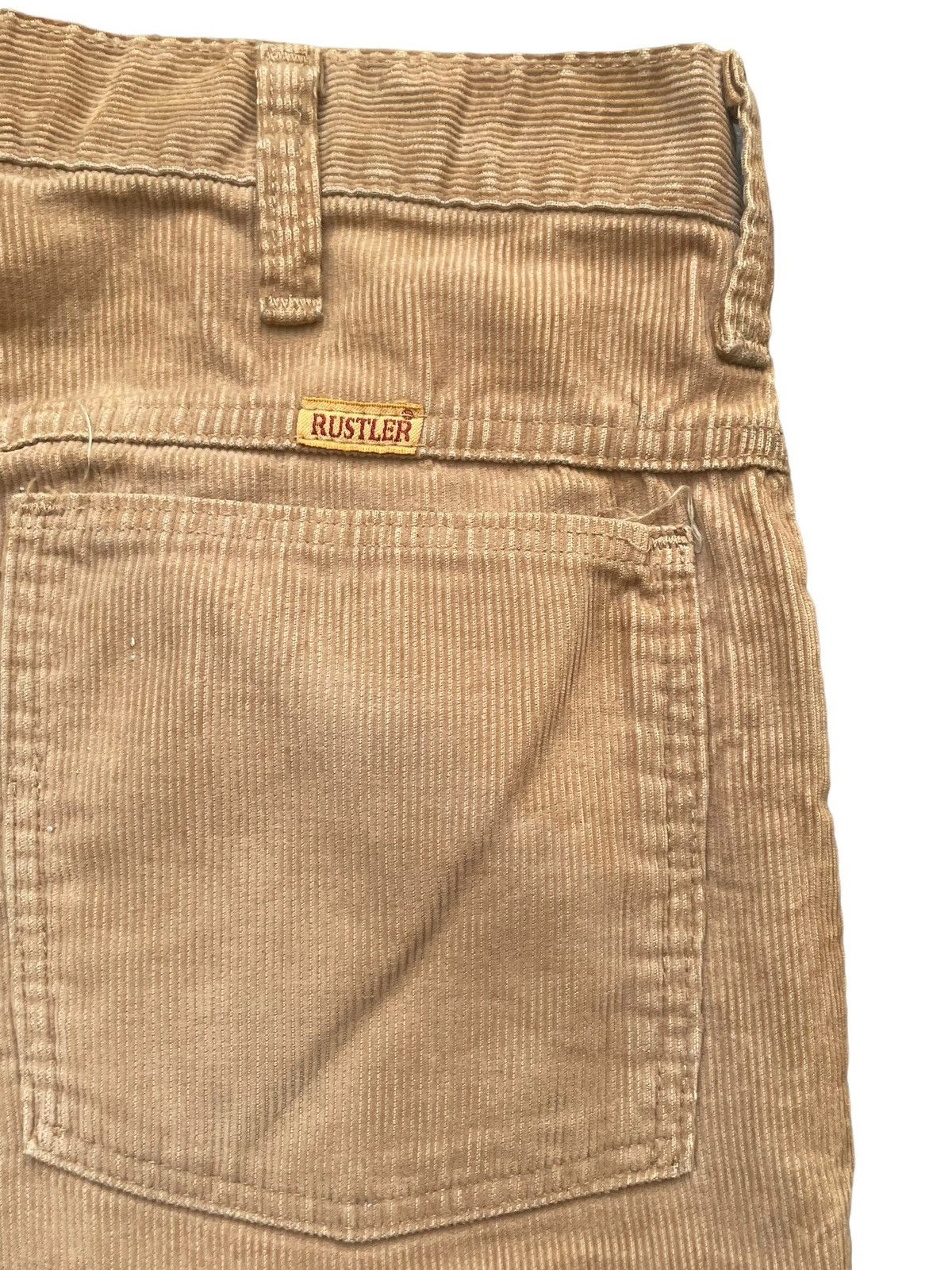 Rustler × Vintage × Wrangler Vintage 70’s Flare Rustler Wrangler Coduroy Size US 29 - 6 Thumbnail