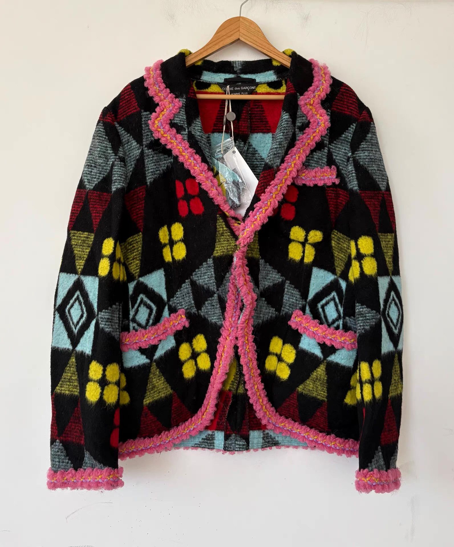 Comme des Garcons Comme des Garçons Homme Plus 04AW Wool Blend Coat Ｑ21 Size US M / EU 48-50 / 2 - 1 Thumbnail