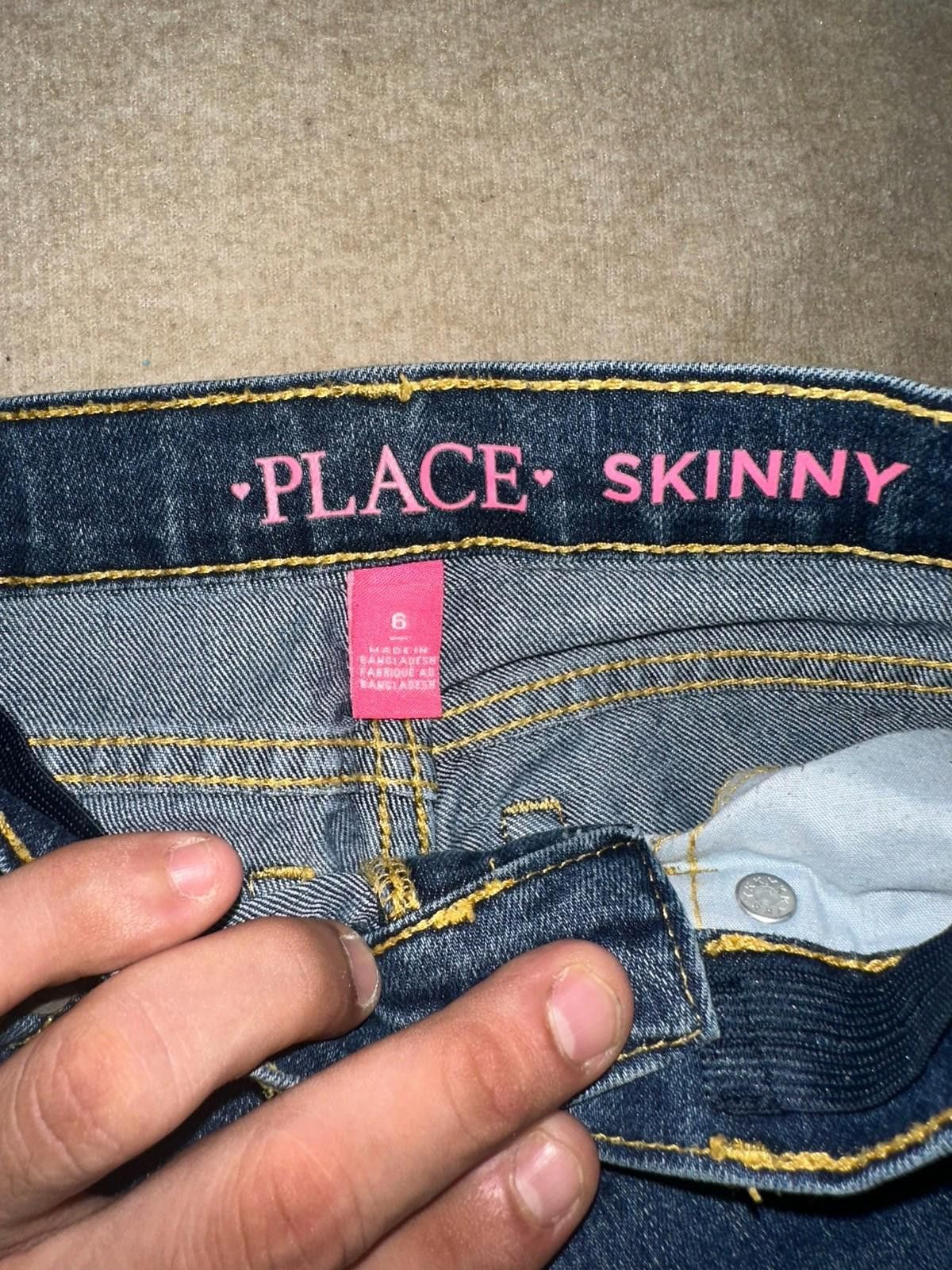 Designer 2 Pair -The Children’s Place Girls Skinny Jeans (Size 6) Size 24" / US 00 / IT 34 - 2 Thumbnail