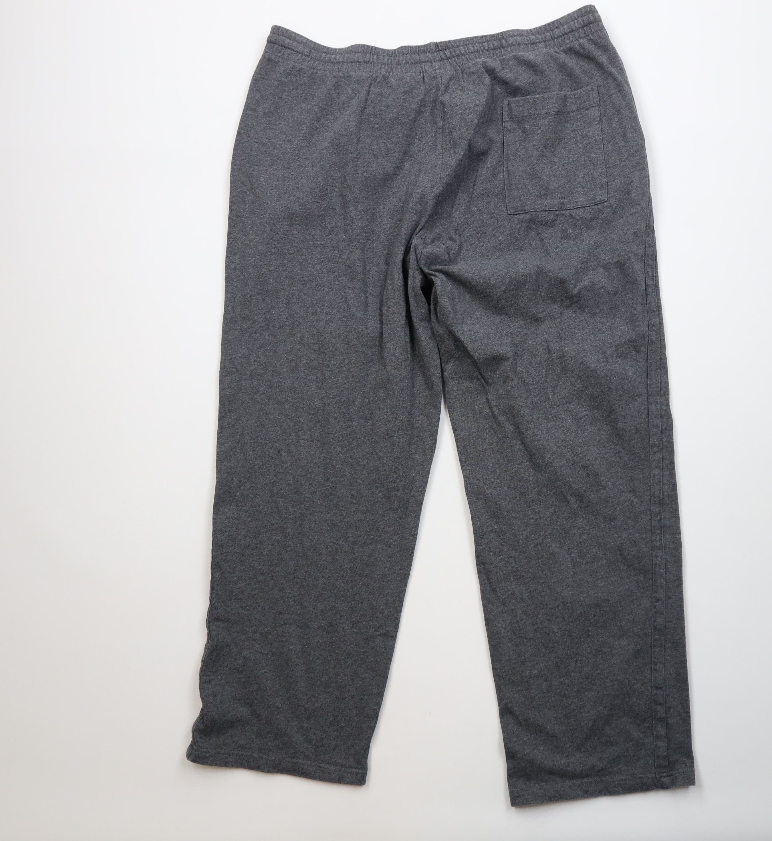Nike Vintage Y2K Nike Scott Mini Swoosh Wide Leg Sweatpants Gray Size US 38 / EU 54 - 10 Thumbnail