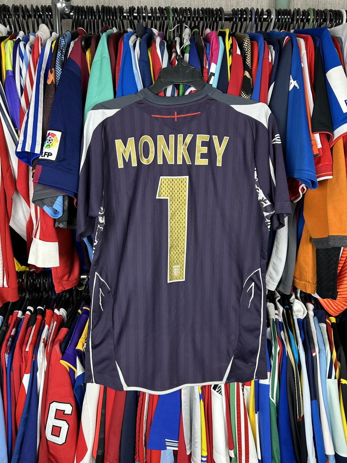 Umbro England Umbro Goalkeeper Shirt 2008-1 soccer Jersey money #1 Size US S / EU 44-46 / 1 - 2 Thumbnail